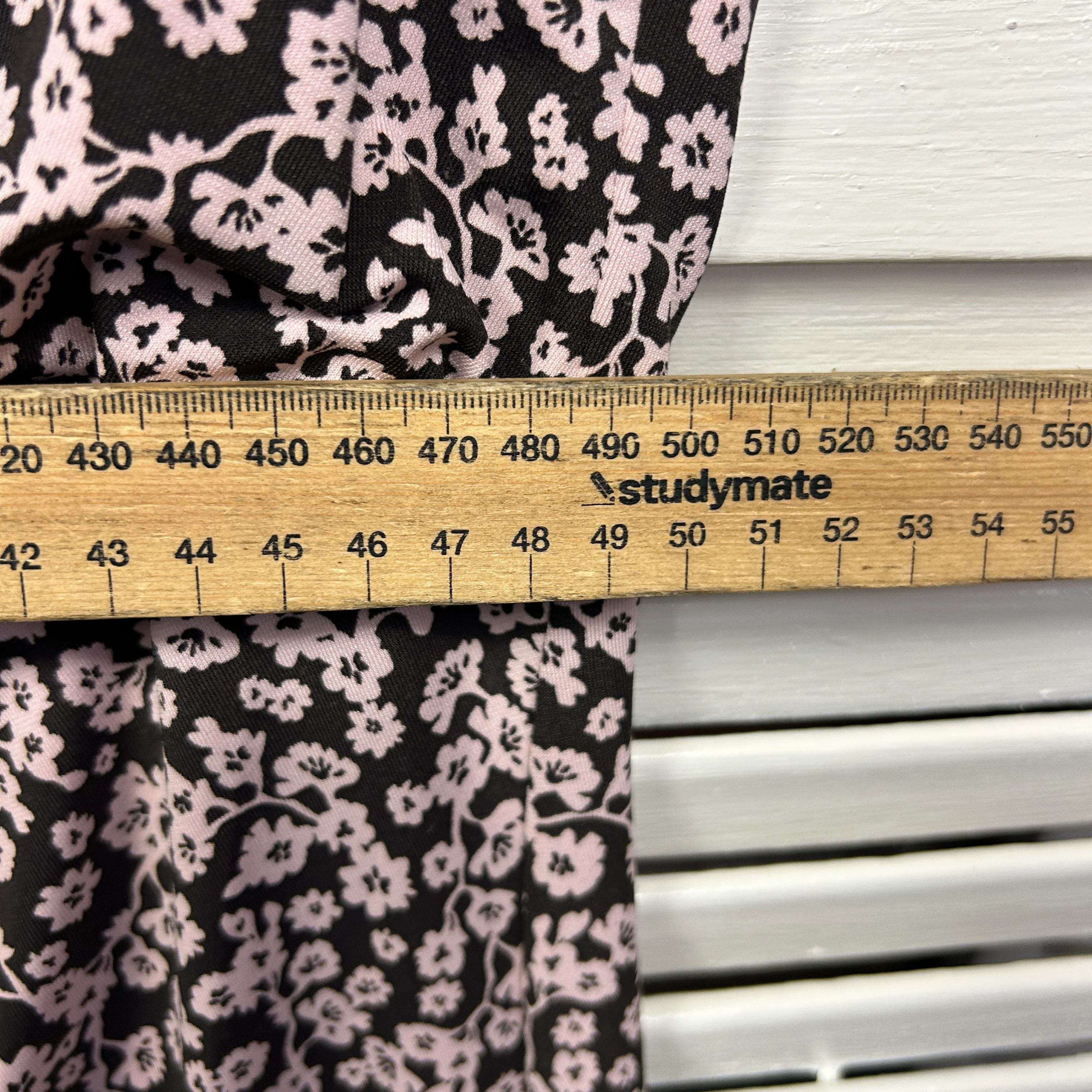 Basque Curve Dress 22 Sleeveless Floral Lined - Image 8