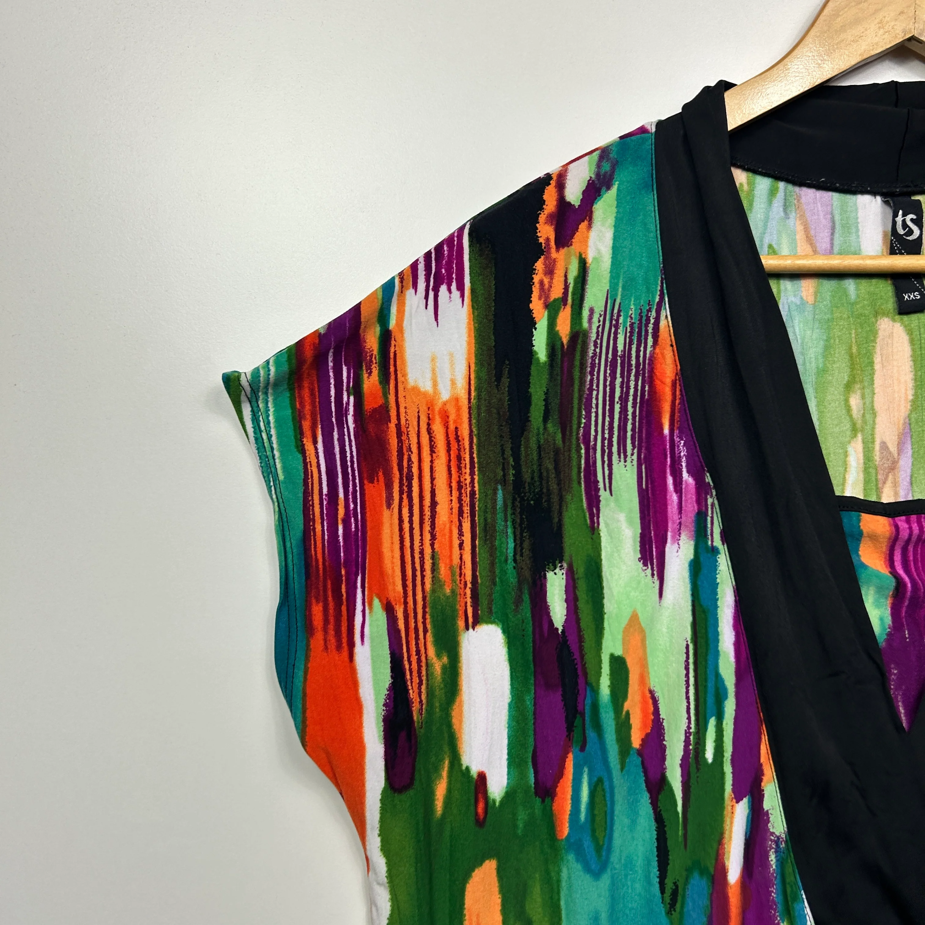 Taking Shape Top Size 12 14 XXS Short Sleeve Multicoloured - Image 2