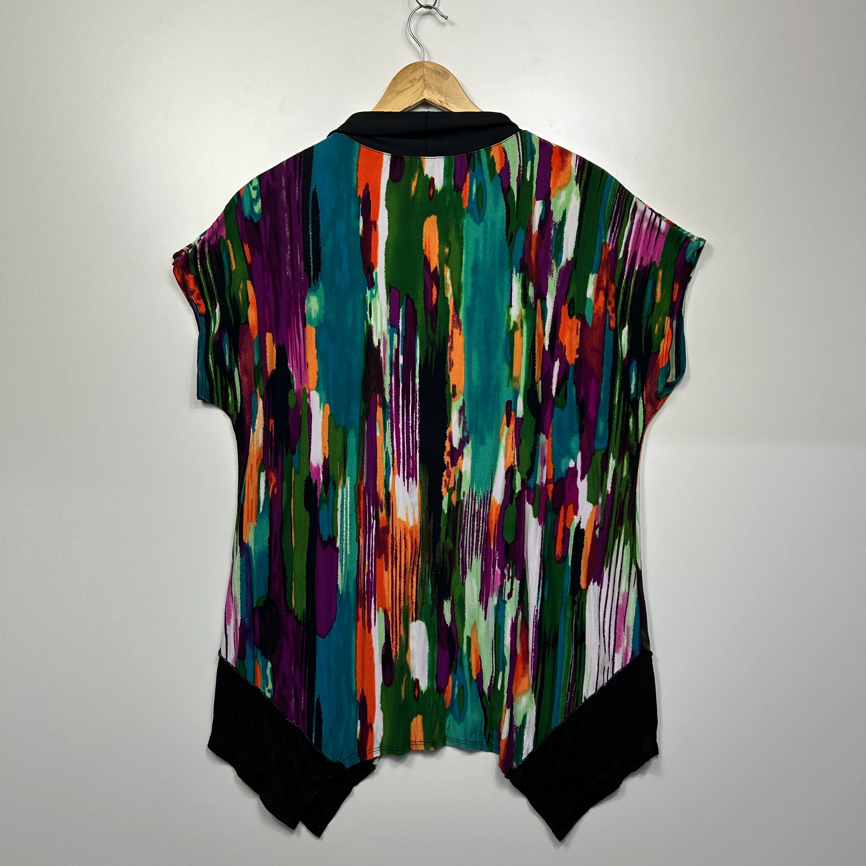 Taking Shape Top Size 12 14 XXS Short Sleeve Multicoloured - Image 5