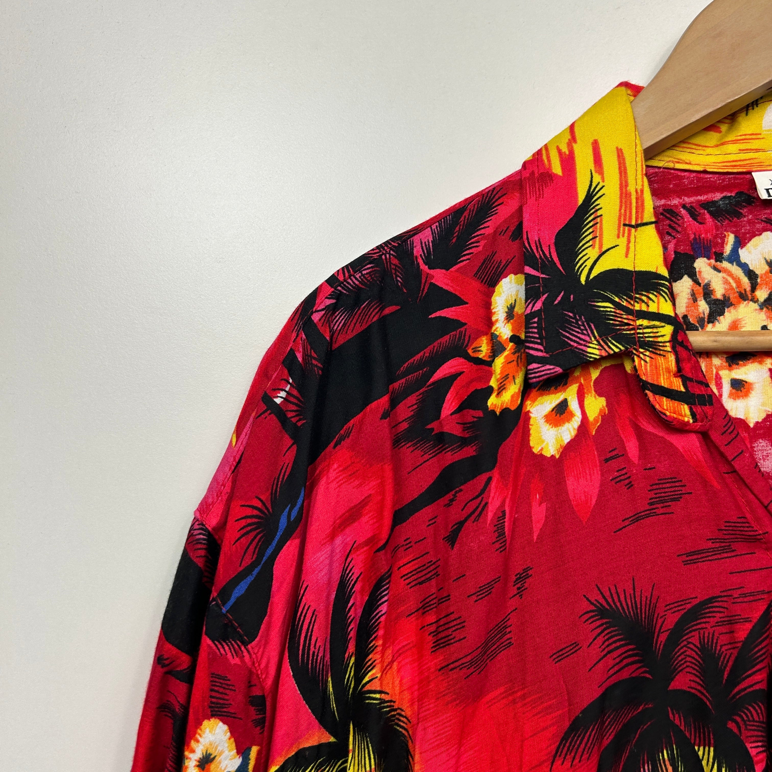 Hawaiian Shirt Size 4XL Short Sleeve Tropical Holiday - Image 2