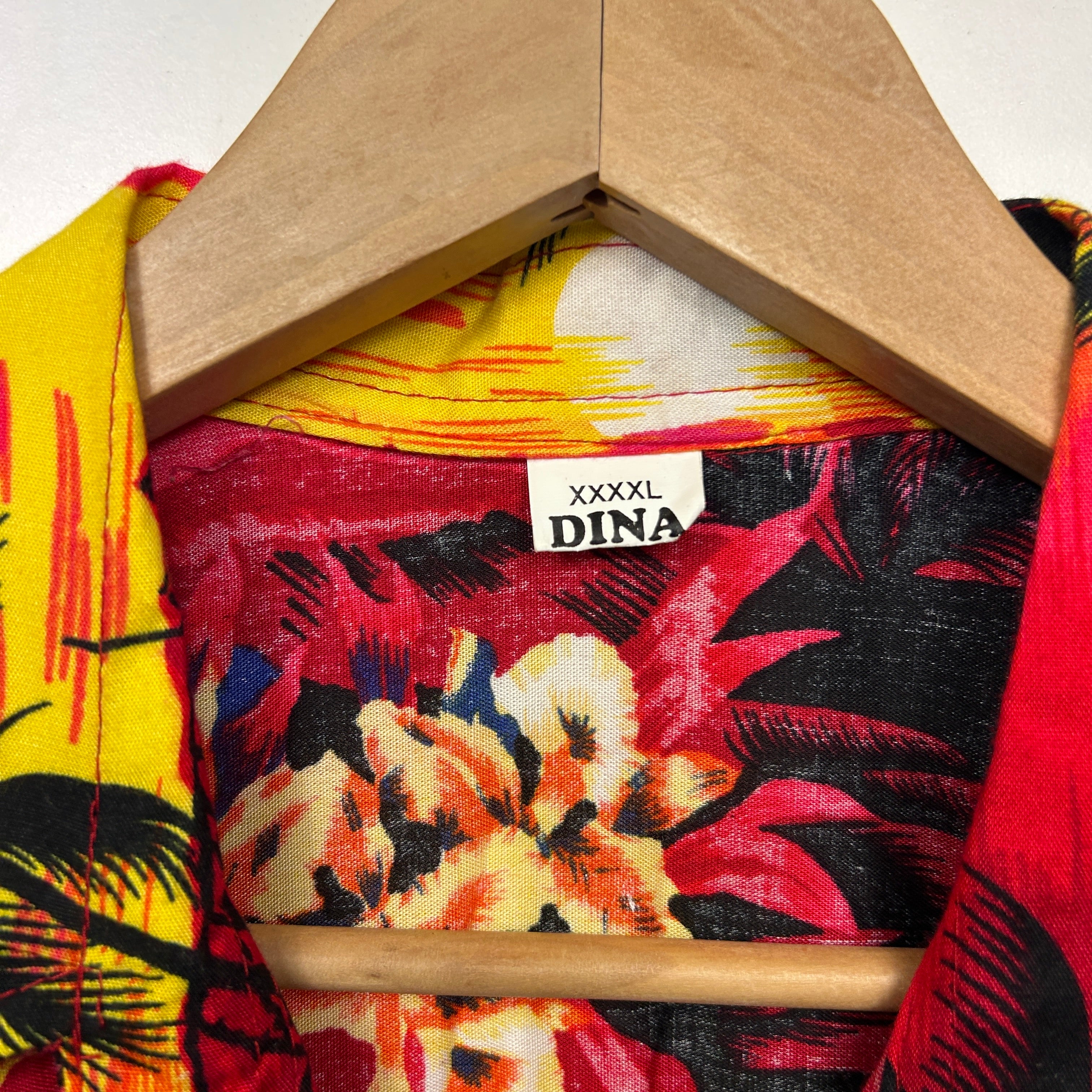 Hawaiian Shirt Size 4XL Short Sleeve Tropical Holiday - Image 3
