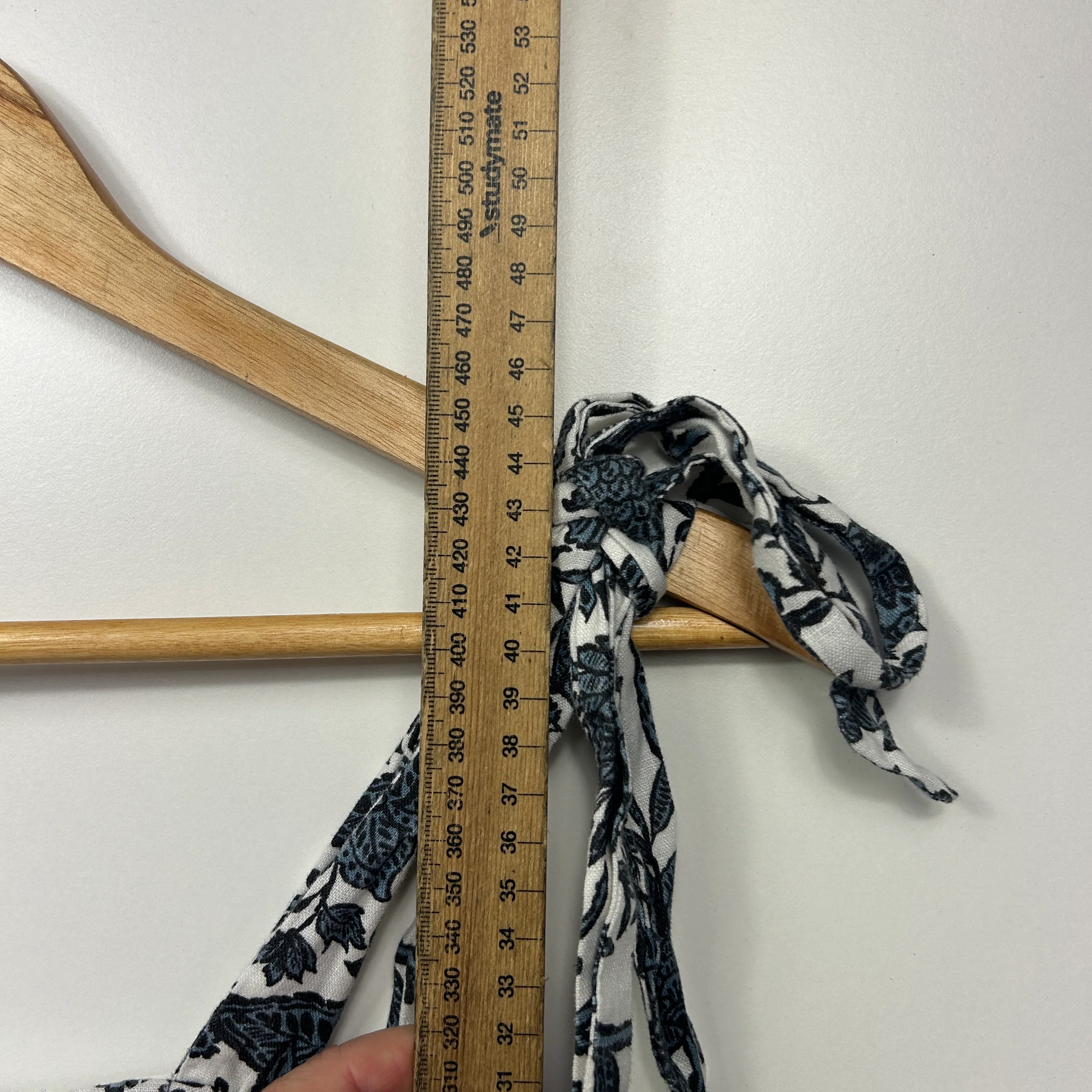 Atmos & Here Crop Top Size 18 Linen Blend Adjustable Straps - Image 9