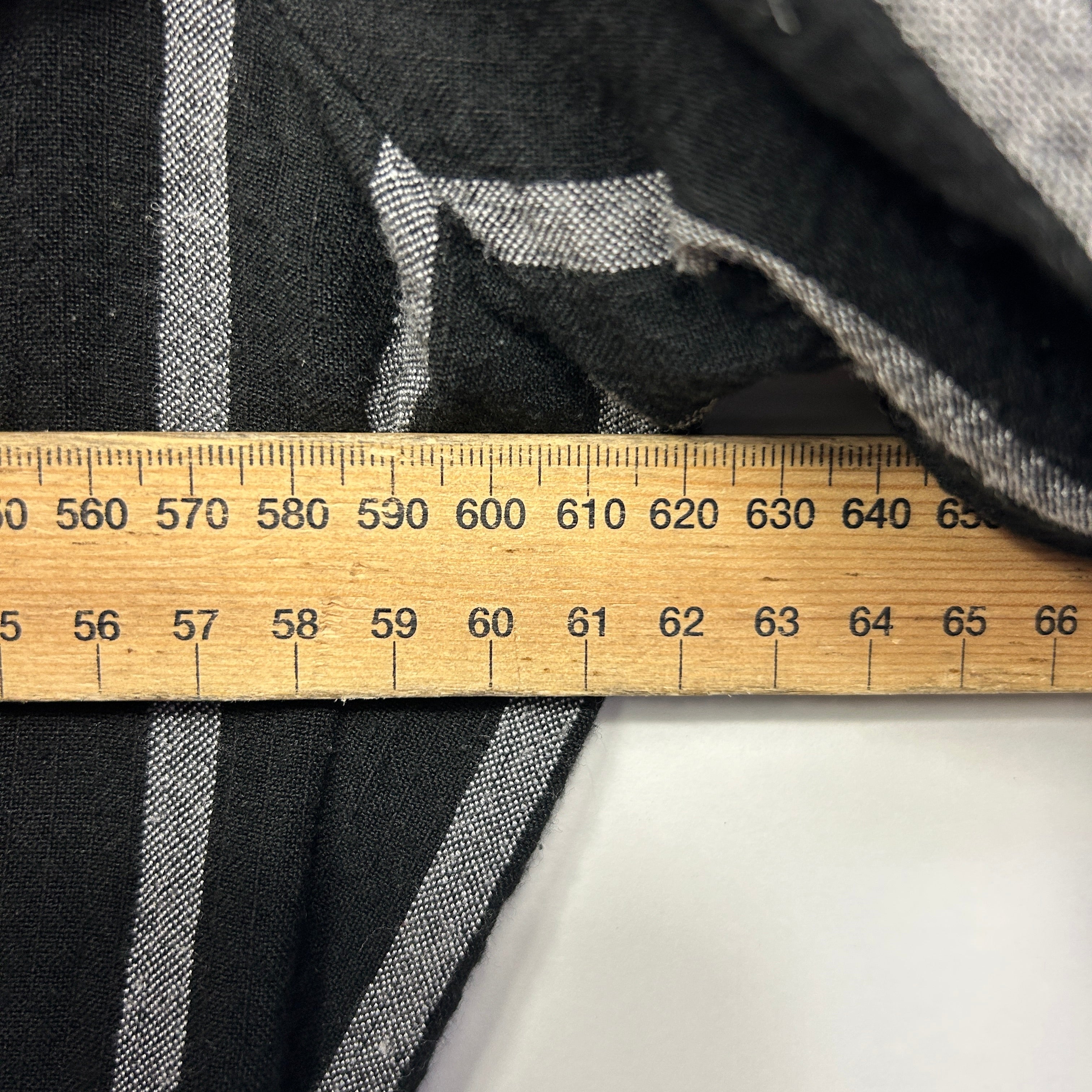 Taking Shape Dress Size 16 Grey Striped Pockets Viscose Blend Midi Length - Image 8