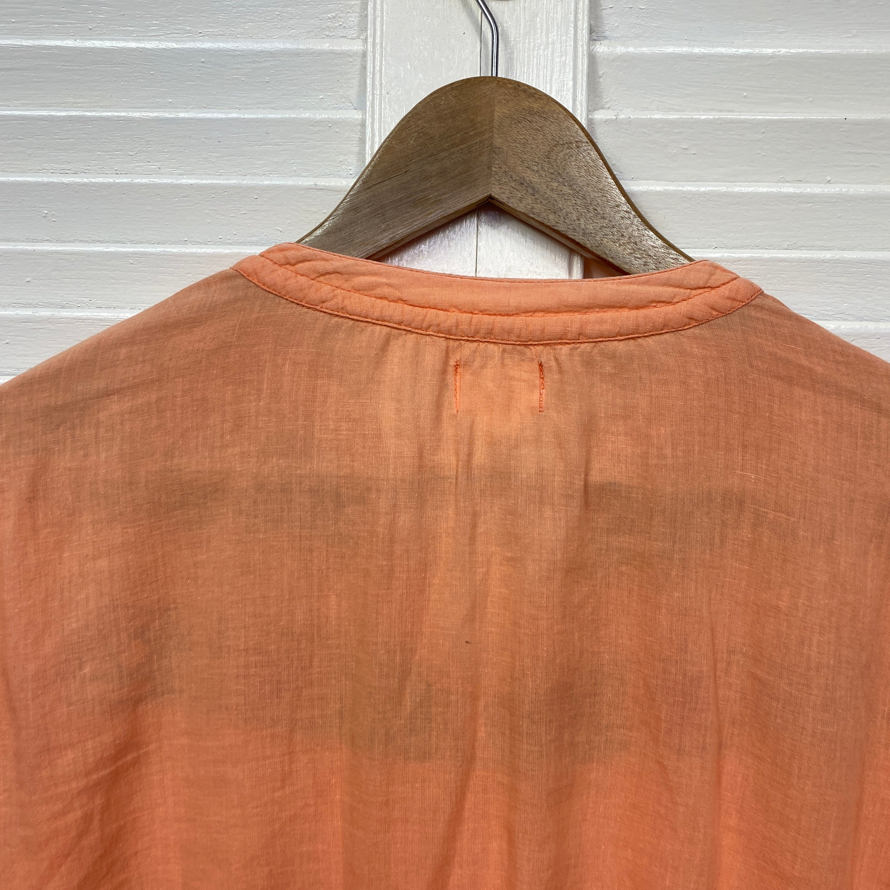 Adrift Top Size 12 / Small Oversized Long Sleeve Boho Embroidered - Image 3