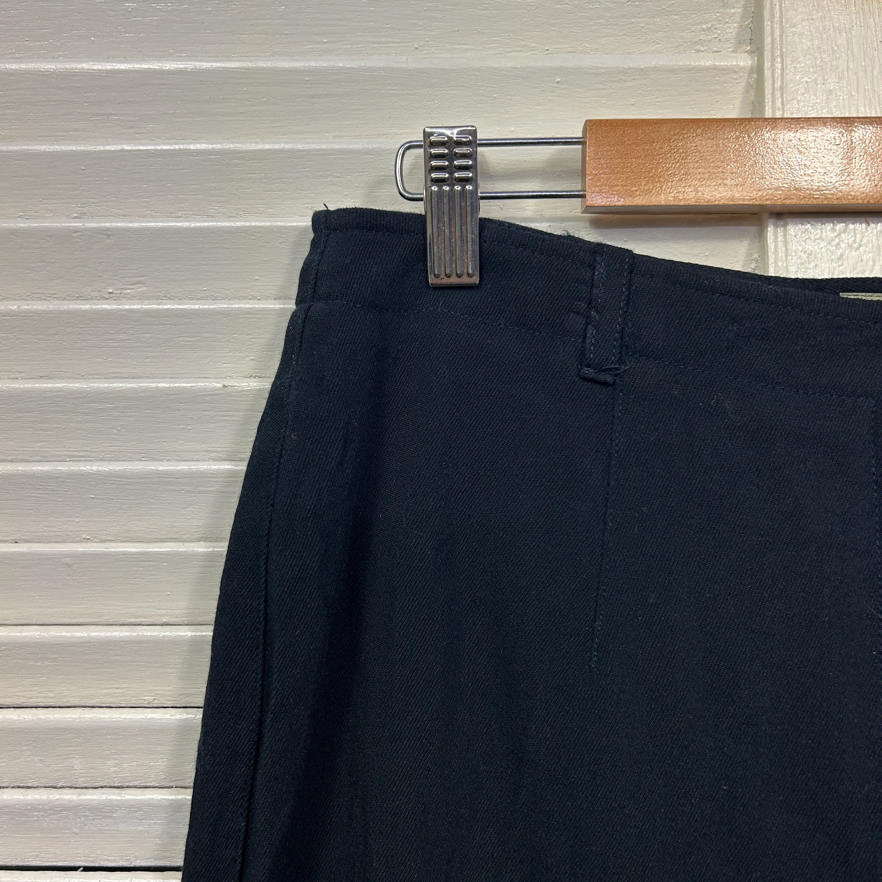Vintage Perri Cutten Wool Pants Size 16 Black - Image 4