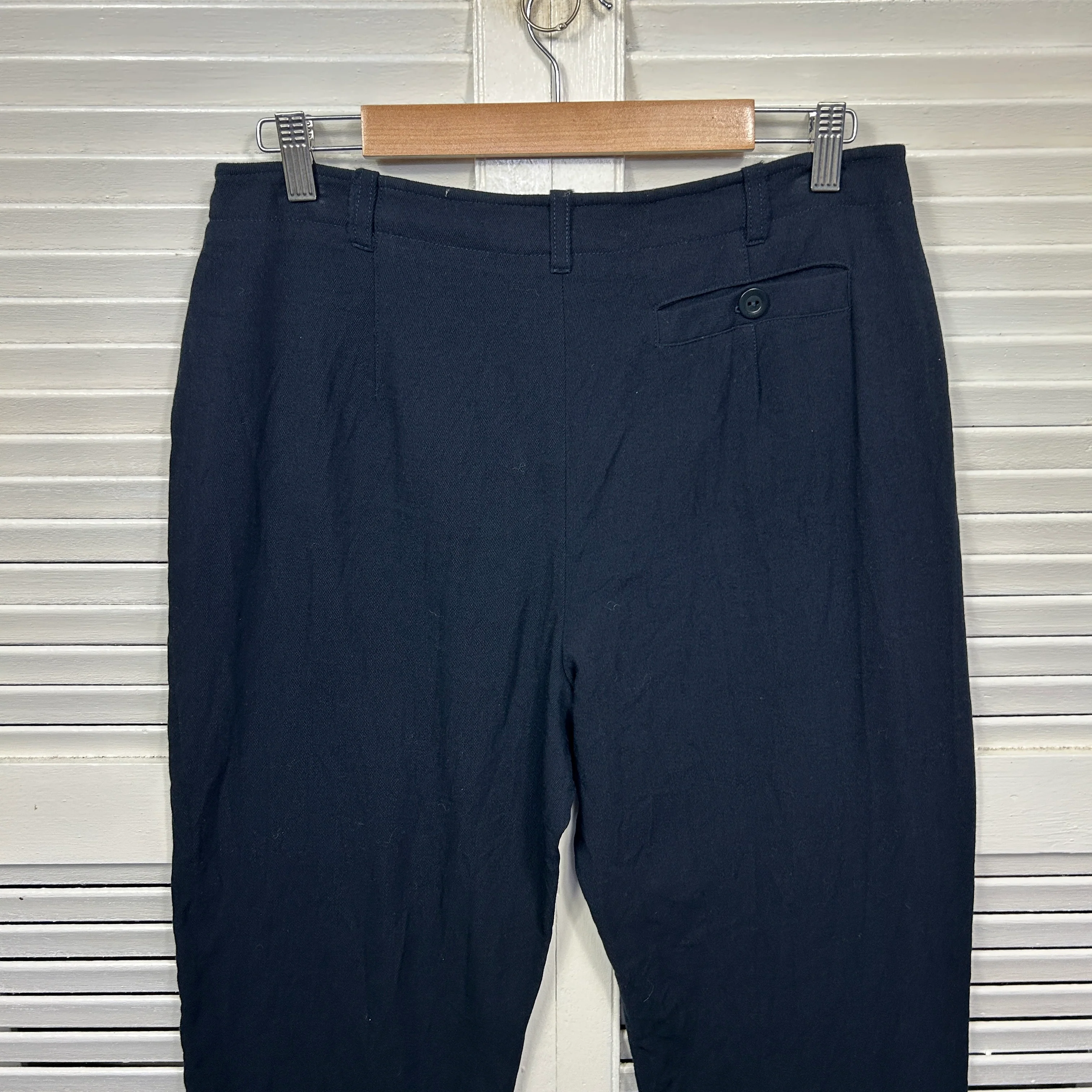 Vintage Perri Cutten Wool Pants Size 16 Black - Image 7