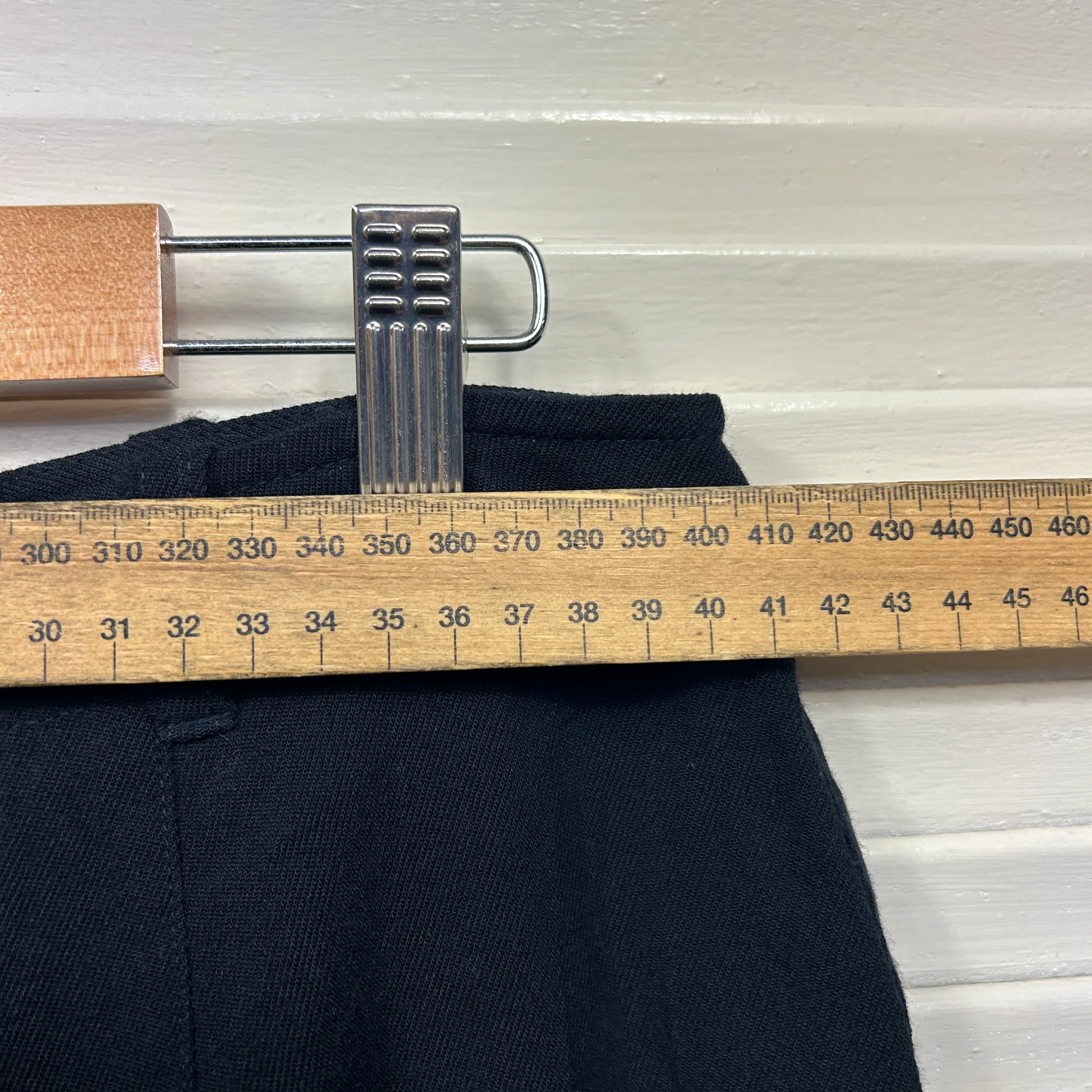Vintage Perri Cutten Wool Pants Size 16 Black - Image 8