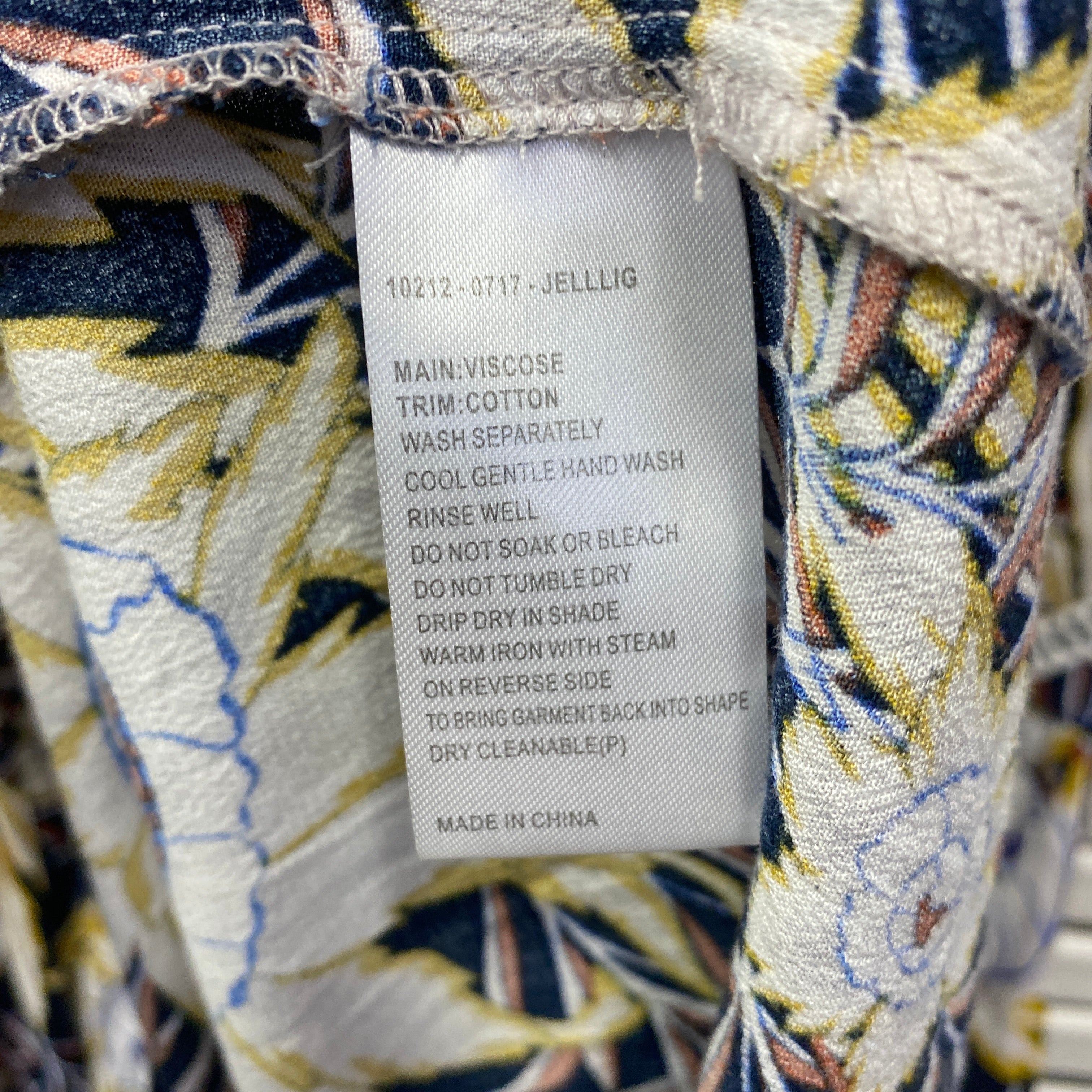 Fate & Becker Dress 14 Short Sleeve Floral Viscose - Image 6