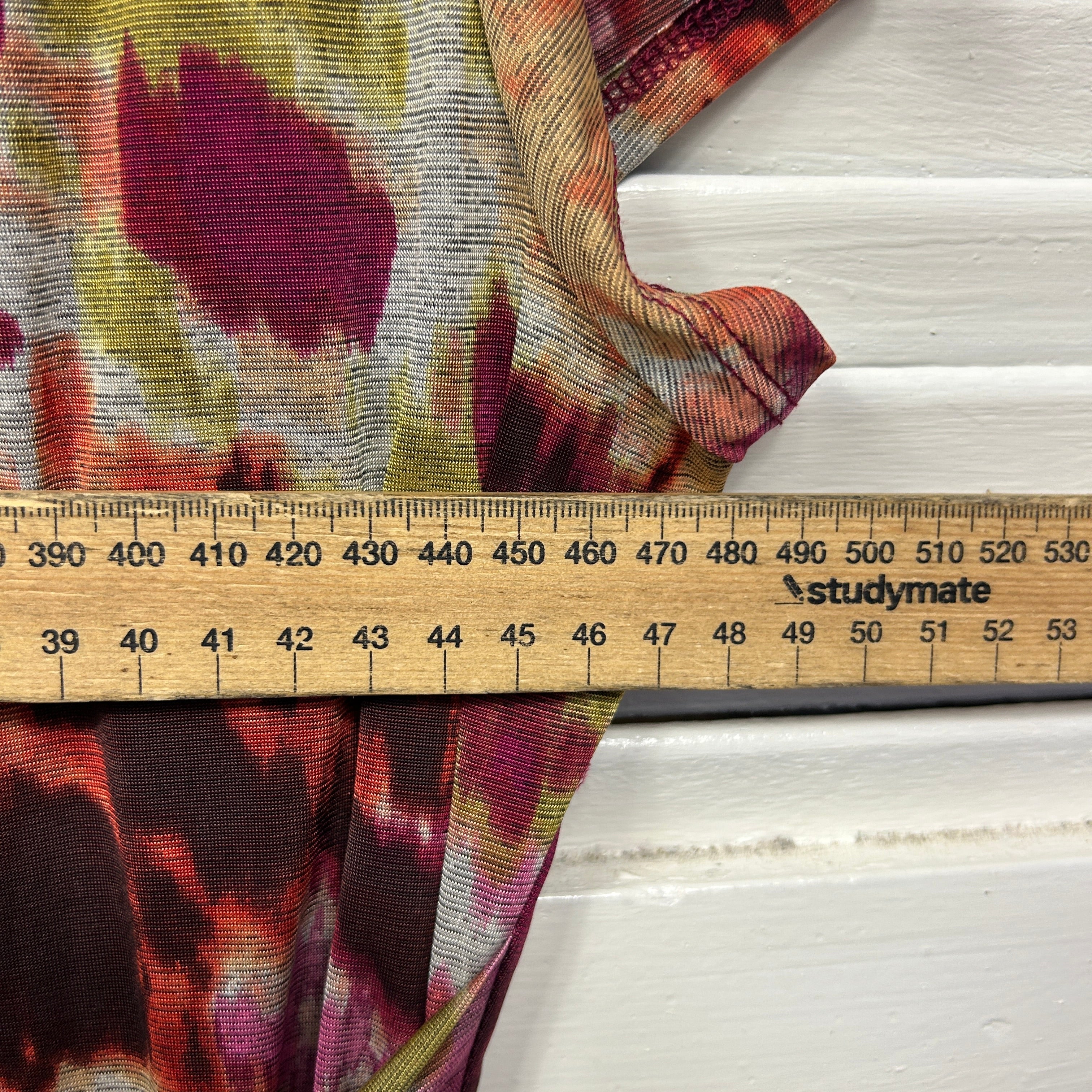Ronni Nicole Dress Size 14 Short Sleeve Multicoloured Lined - Image 7
