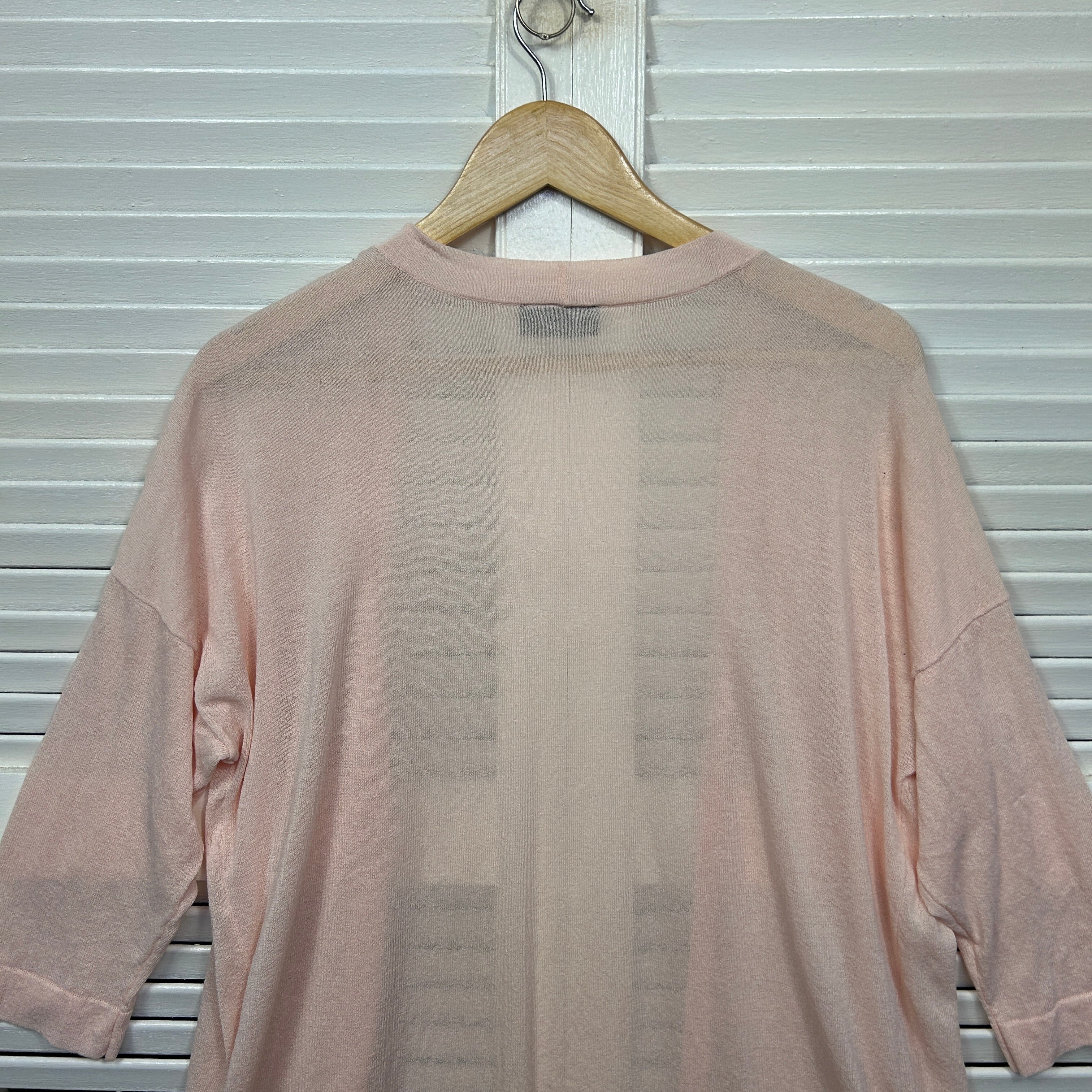 Wallis Cardigan Size 14 Large Peach Longline Pocket - Image 5