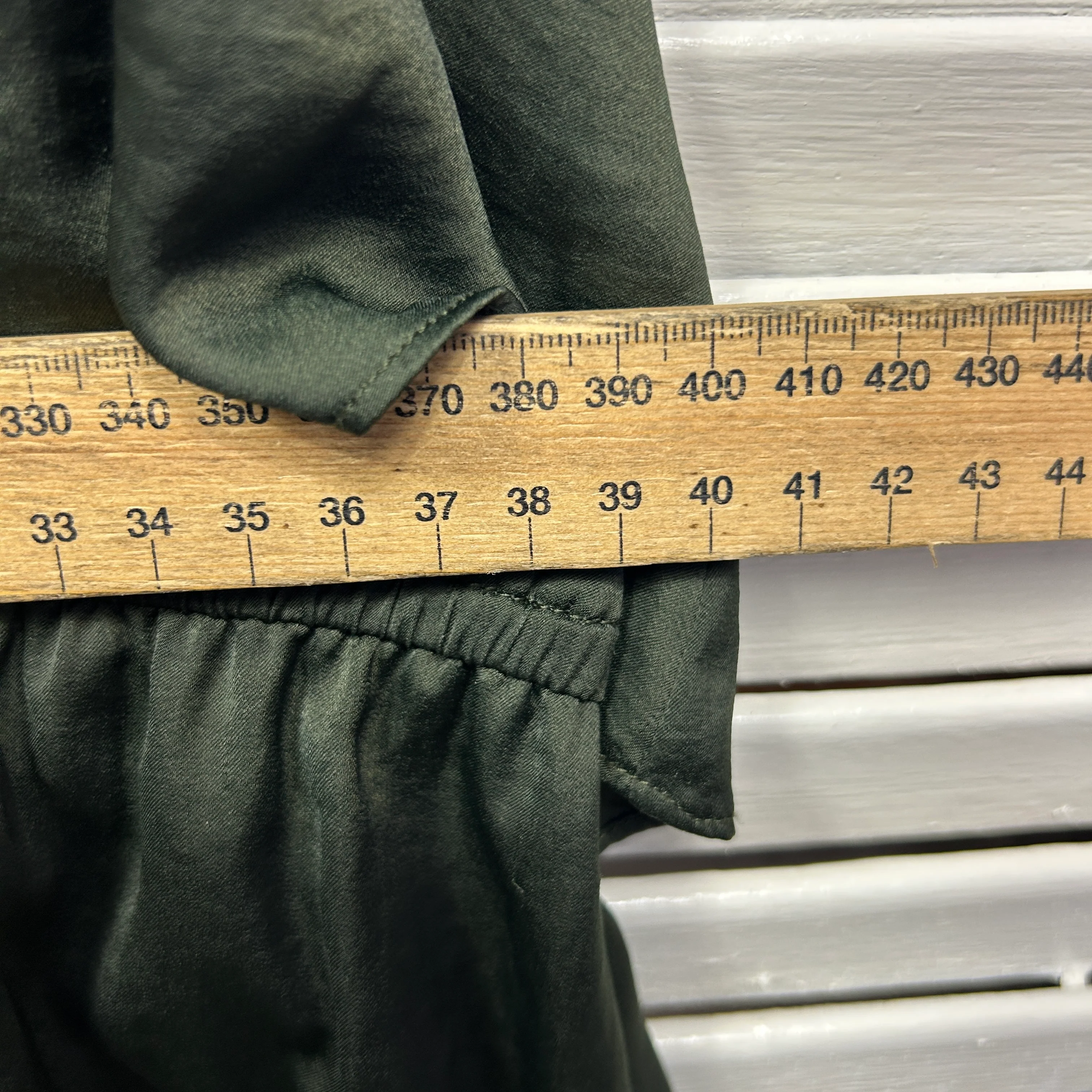 City Chic Dress Size 16 Small Plus Sleeveless Olive Cocktail - Image 8