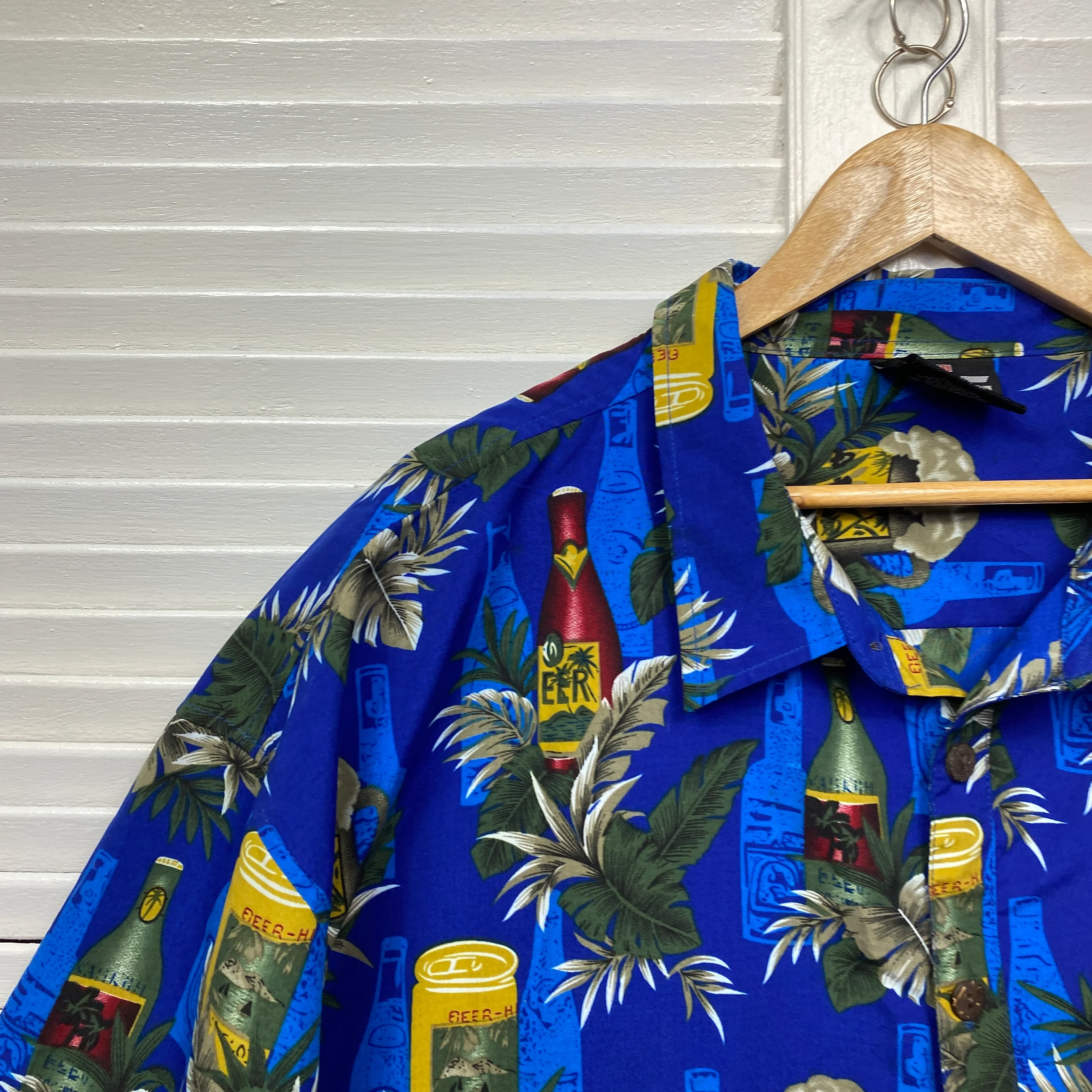 Hawaiian Mens Shirt Size 6XL Tropical Holiday Beer Cruise Lowes - Image 3