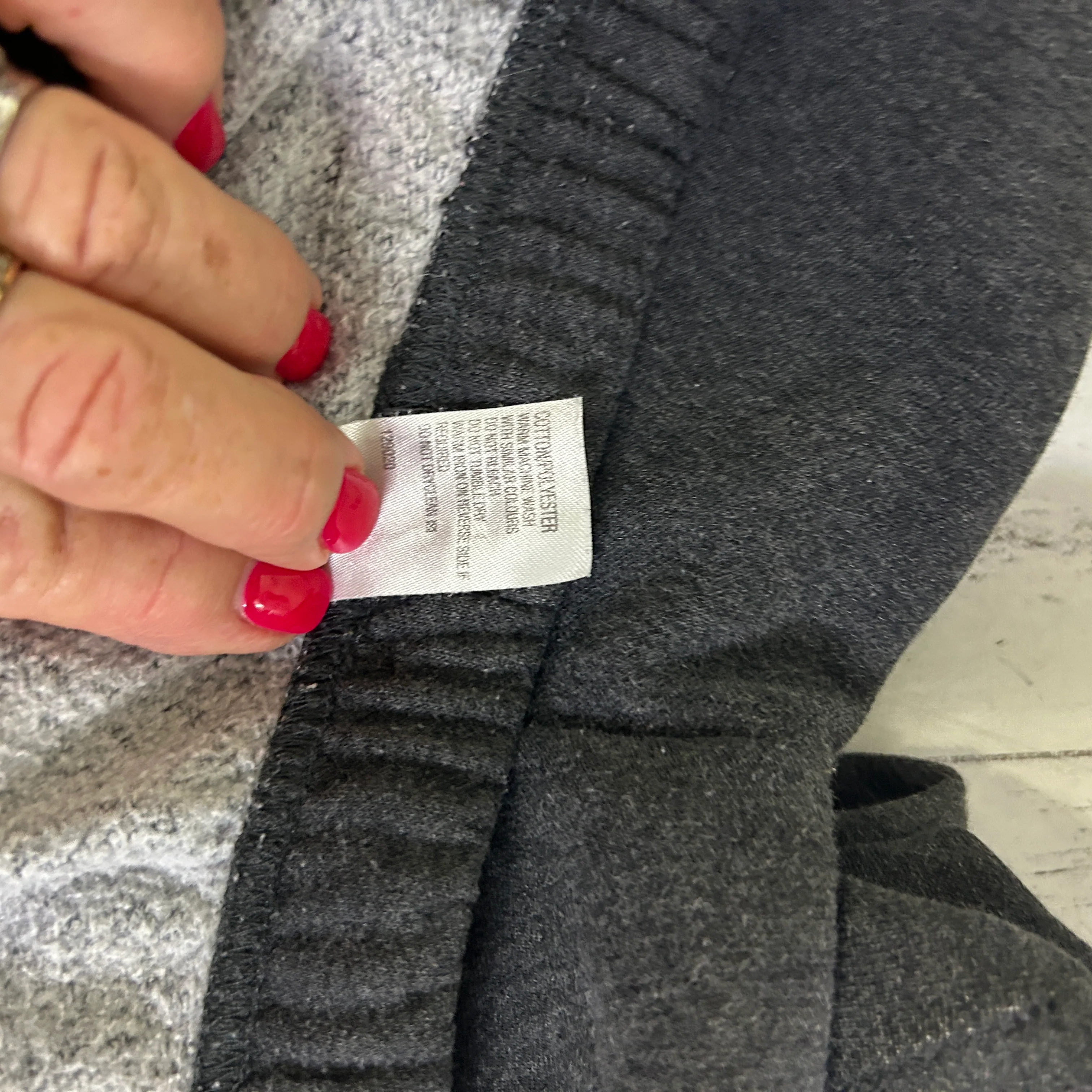 Active & Co Grey Cotton Joggers Track Pants - Size 18 - Image 3