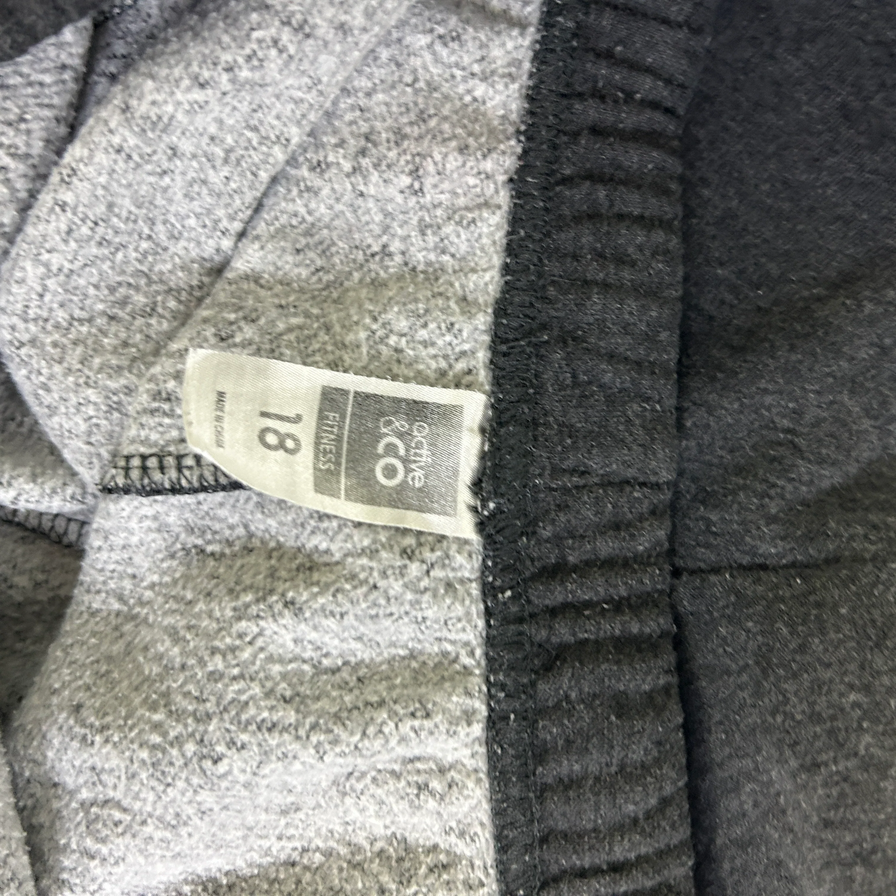 Active & Co Grey Cotton Joggers Track Pants - Size 18 - Image 6