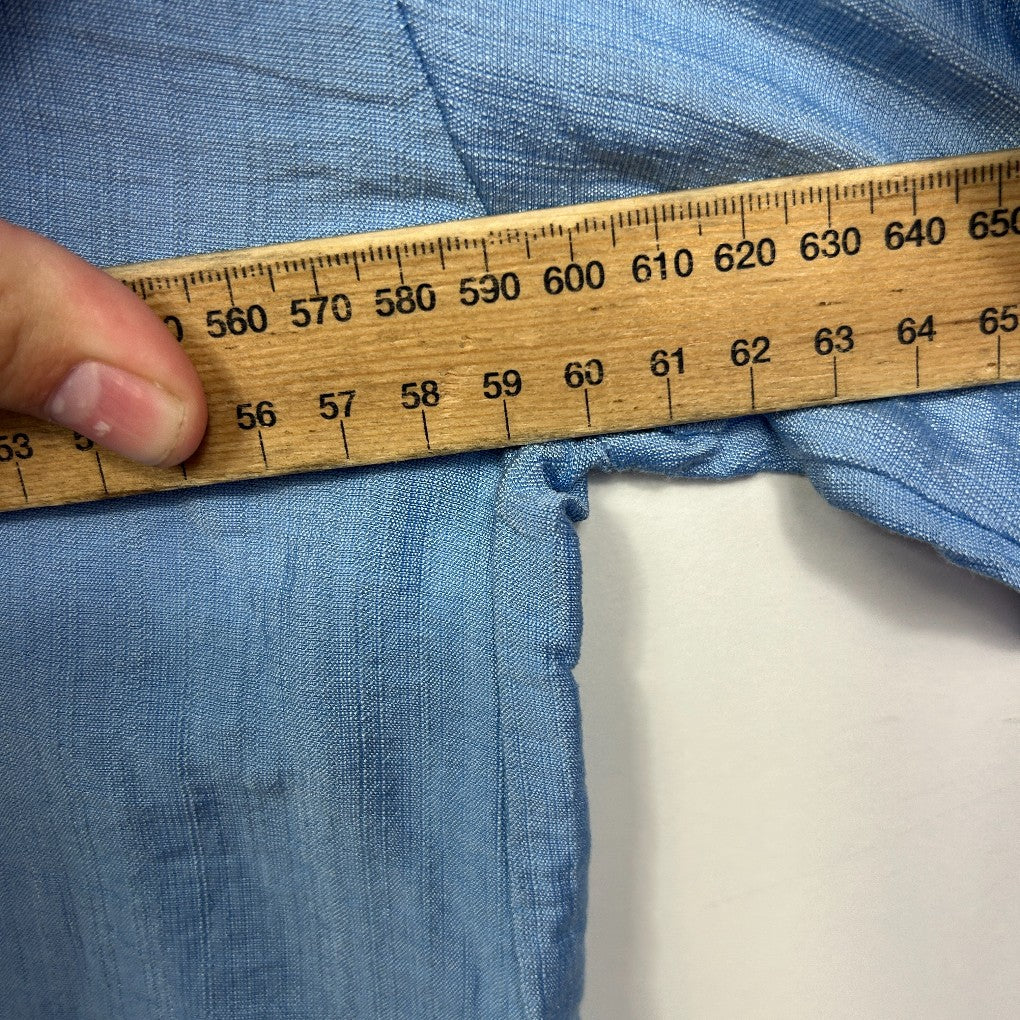 Renlege Blue Linen Top - Size 2XL - Image 5