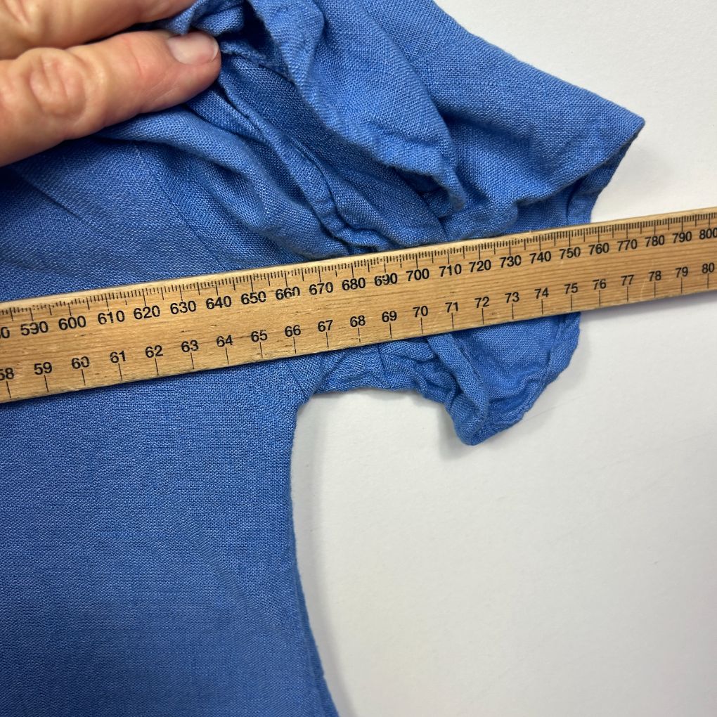 Anko Blue Linen Top - Size 18 - Image 5