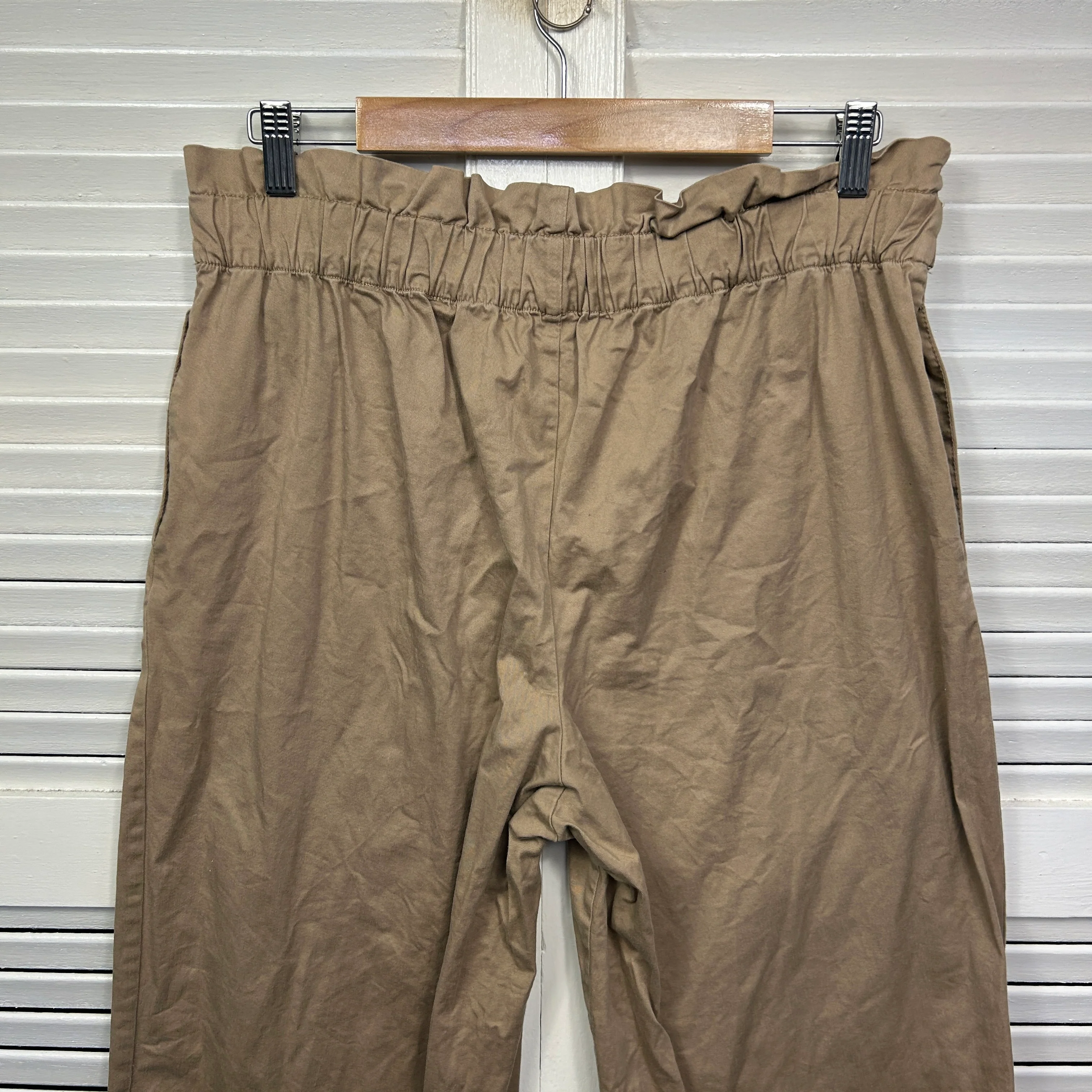 Anko Pants Size 14 Pockets Cotton Blend Elastic Waist - Image 6