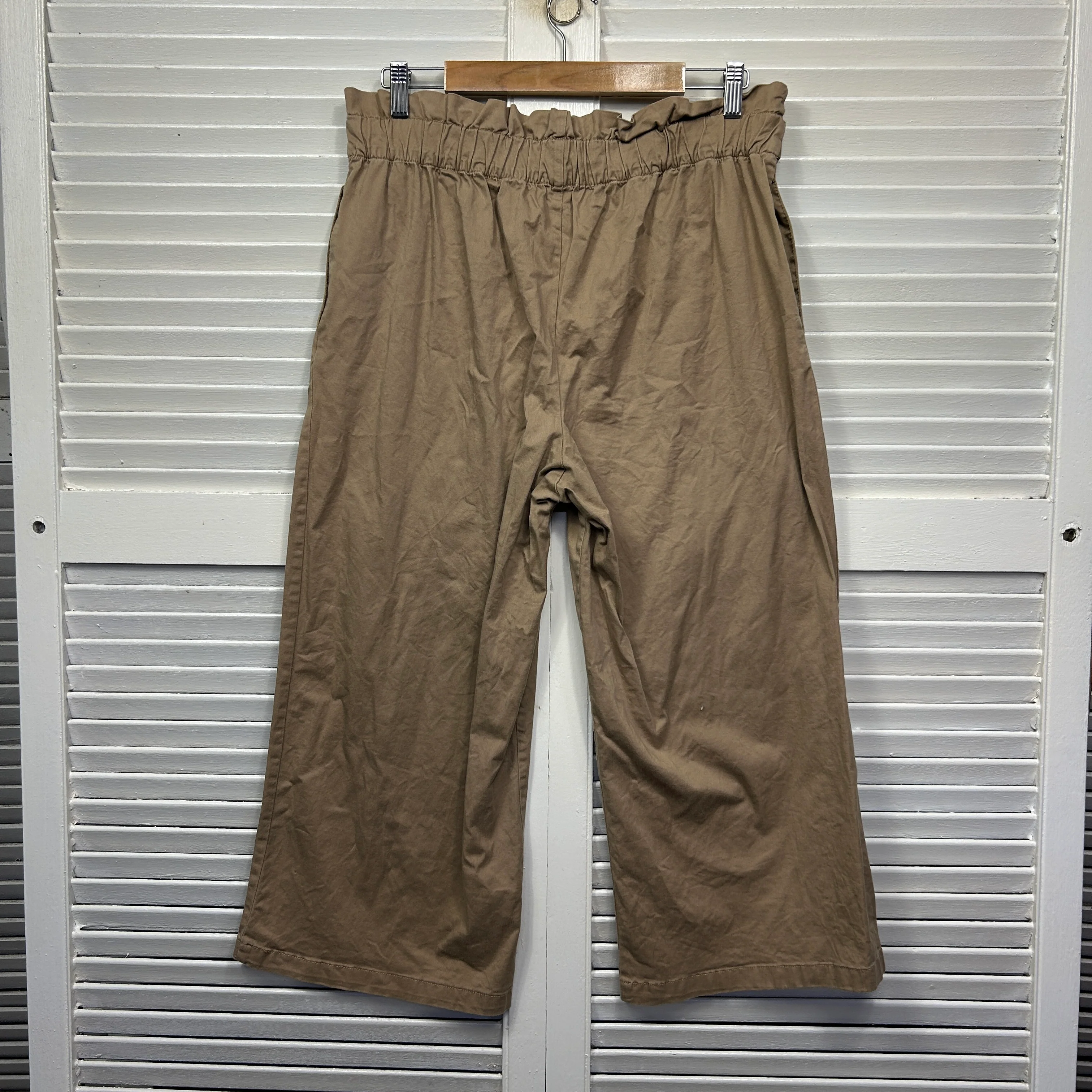 Anko Pants Size 14 Pockets Cotton Blend Elastic Waist - Image 7