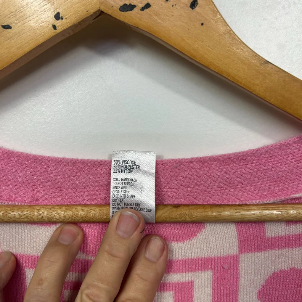 Anko Pink & White Floral Cardigan - Size 18 - Image 3