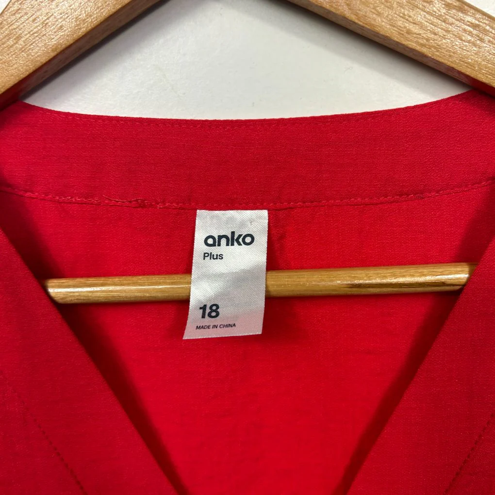 Anko Red Top - Size 18 - Image 3