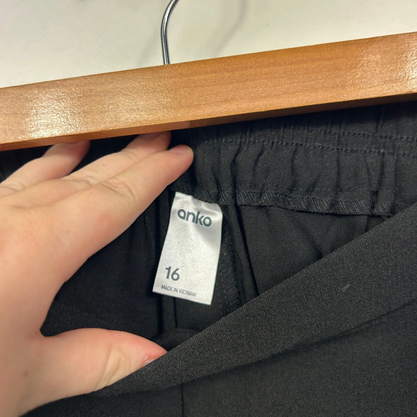 Anko Womens PocketBlack Pants Size 16 - Image 3