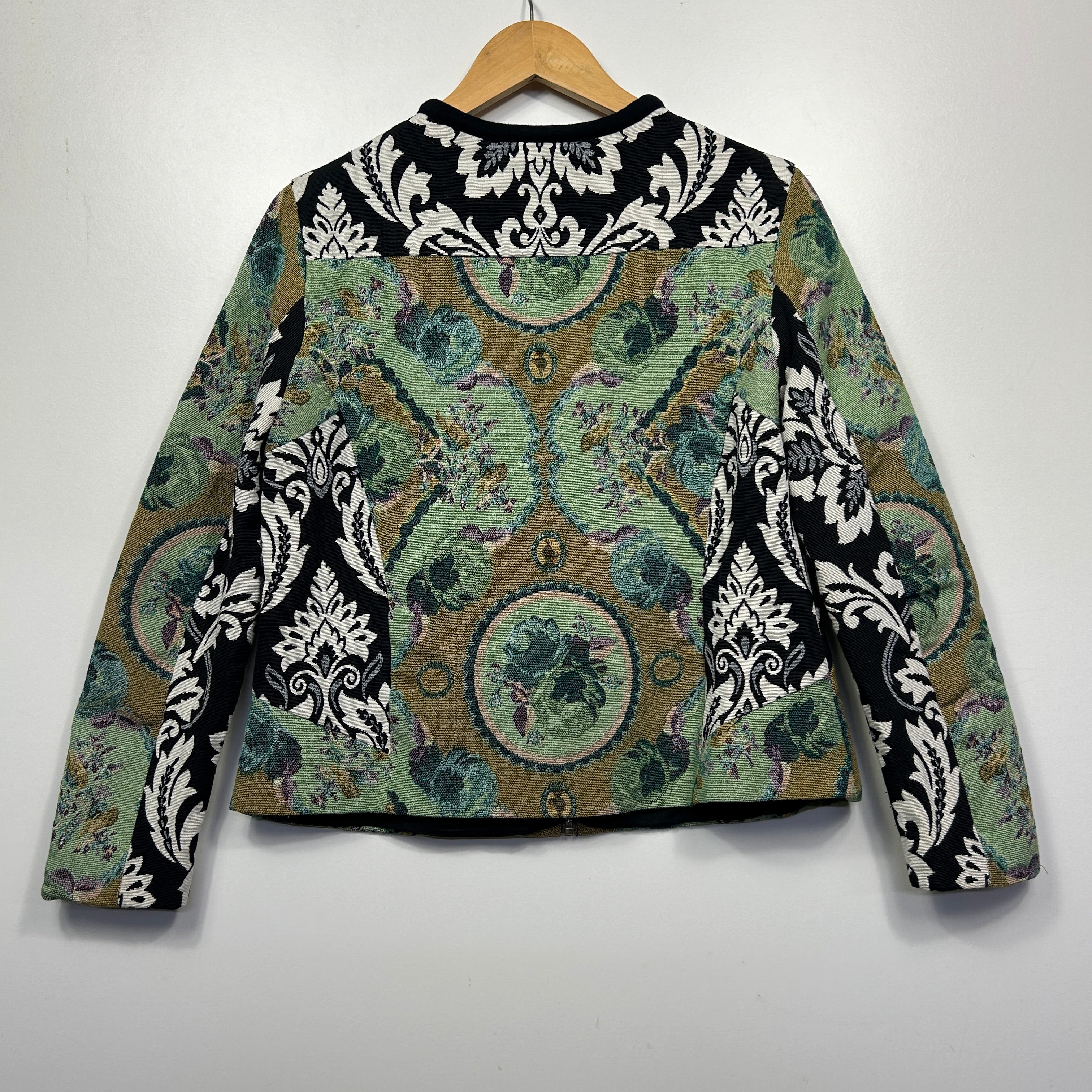 ASOS Multicoloured Tapestry Bomber Jacket - Size 14 - Image 3