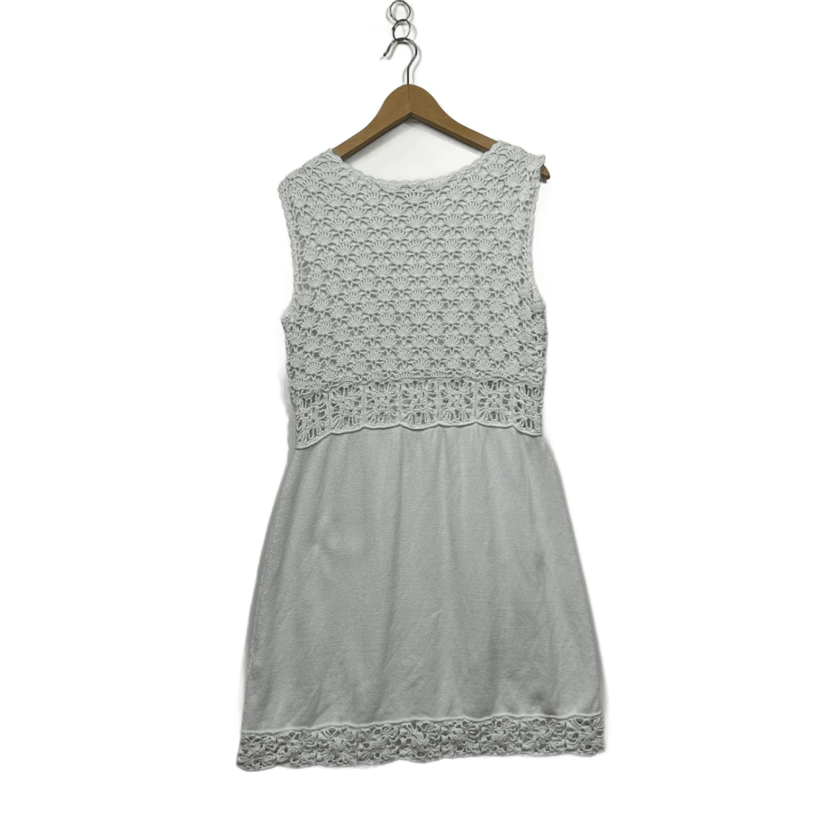 ASOS Tall Womens White Crochet Lace Dress Size 16/18 - Image 2