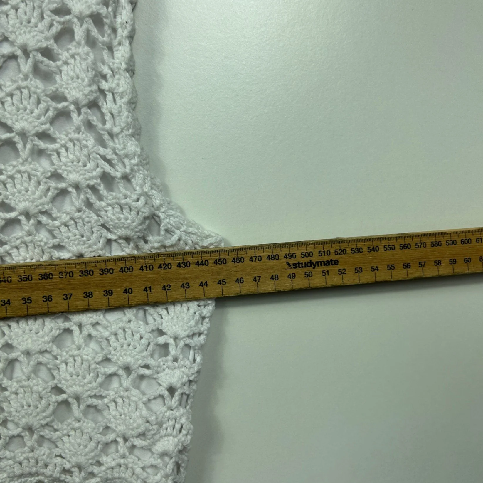ASOS Tall Womens White Crochet Lace Dress Size 16/18 - Image 5