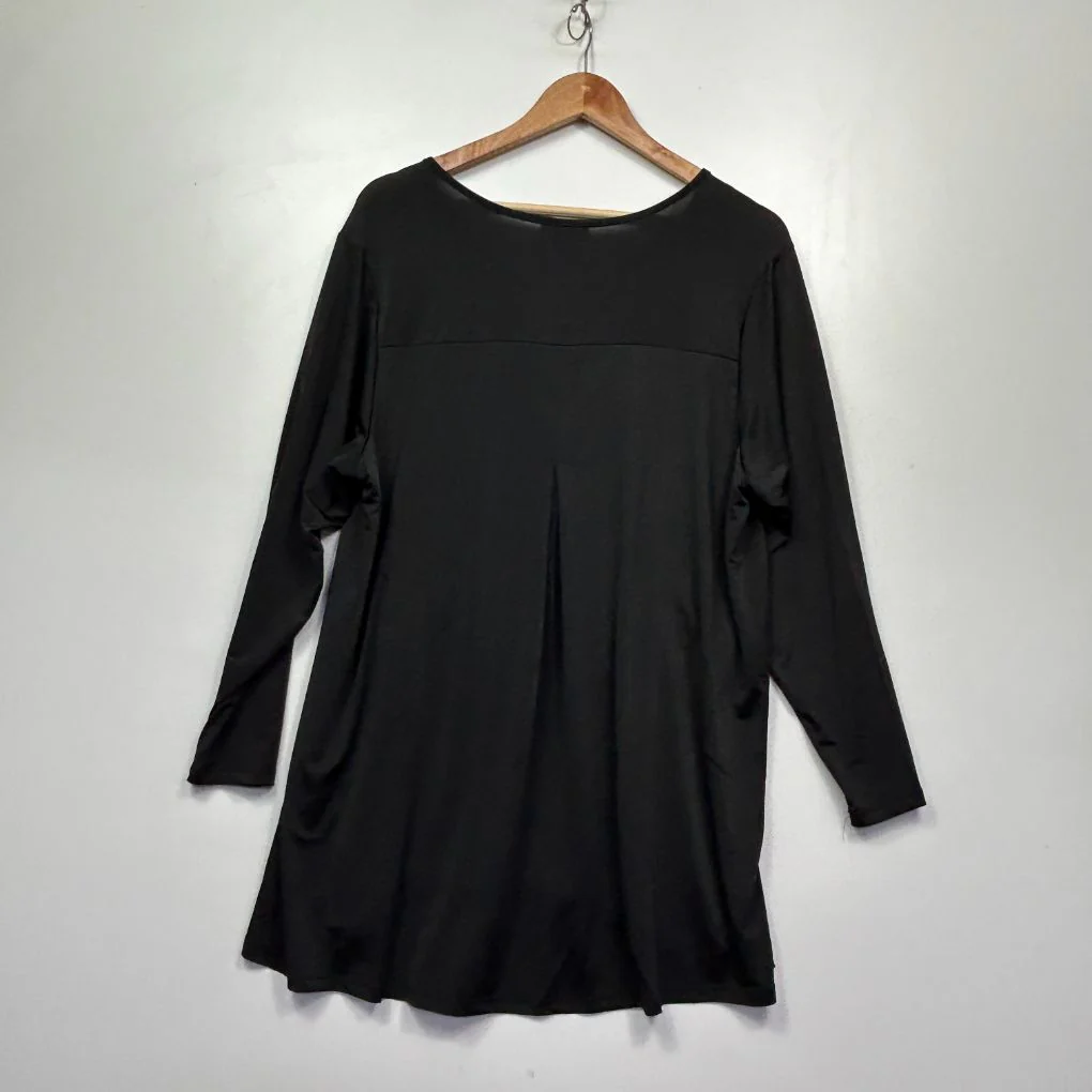 Autograph Black Long Sleeve Top - Size 18/M - Image 2