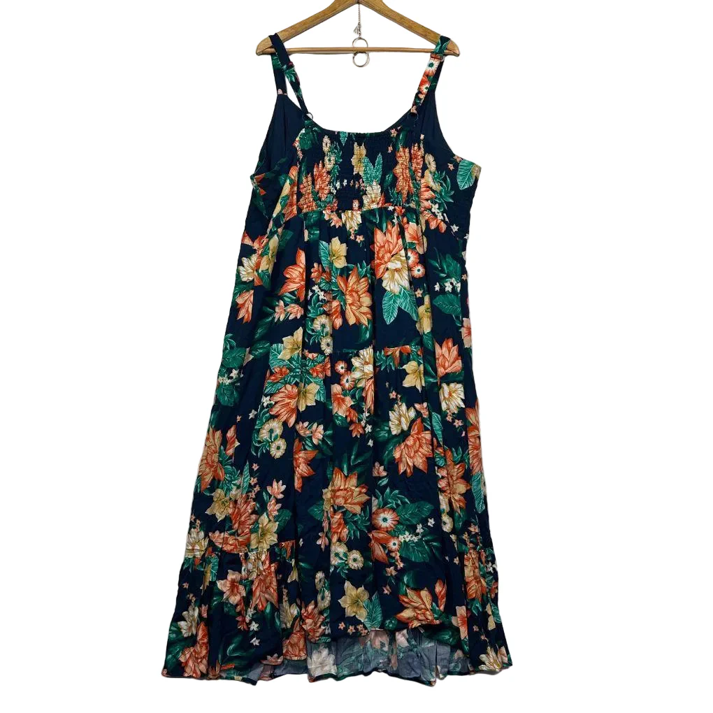 Autograph Navy Floral Dress - Size 24 - Image 4