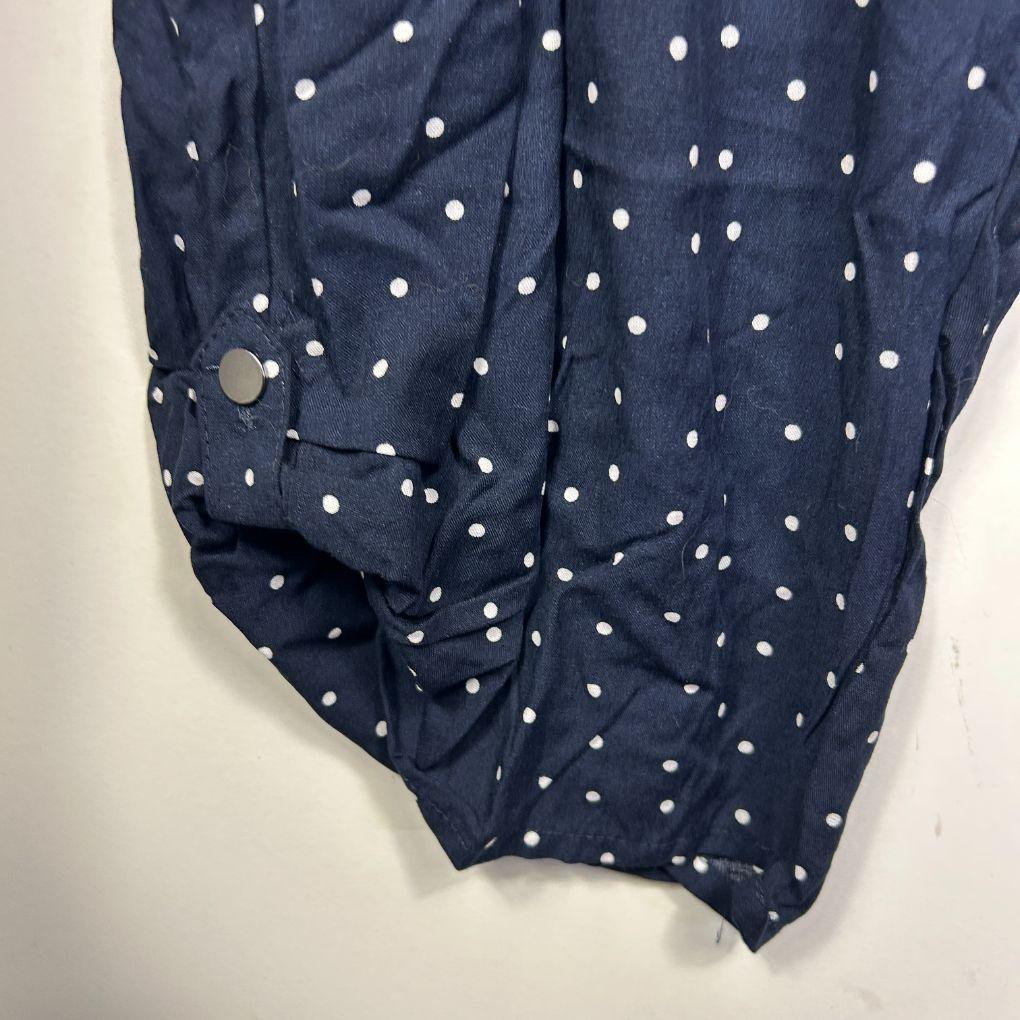Autograph Navy Polka Dot Pants - Size 24 - Image 3