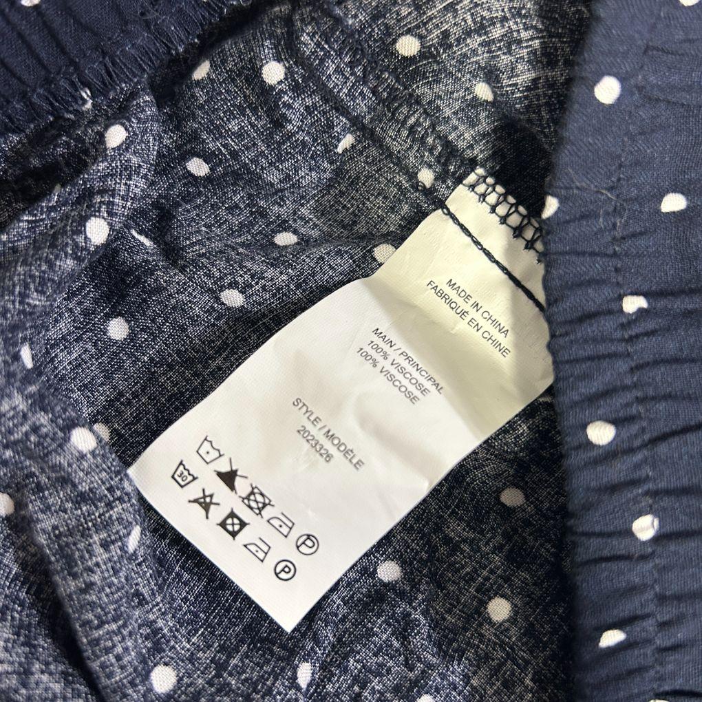 Autograph Navy Polka Dot Pants - Size 24 - Image 6
