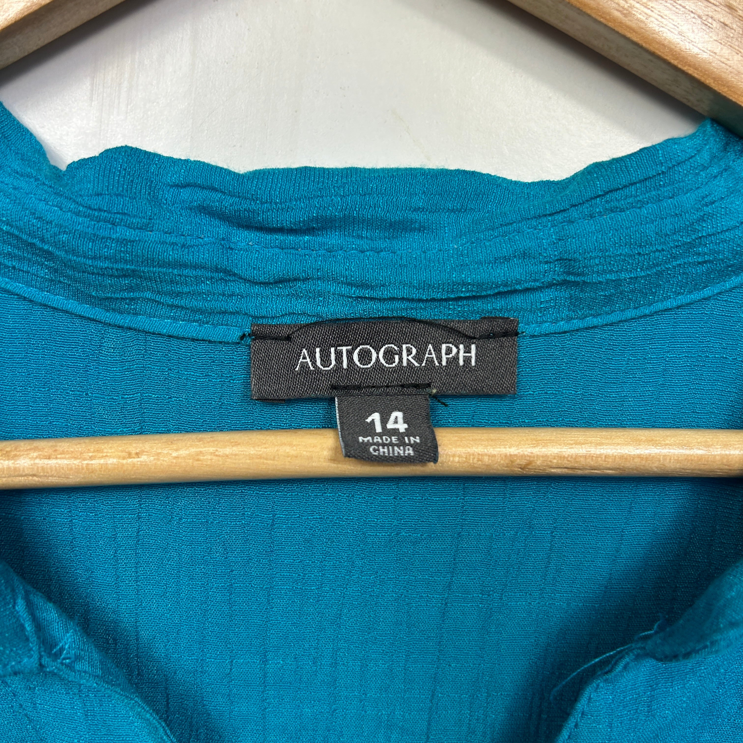 Autograph Teal Top - Size 14 - Image 2
