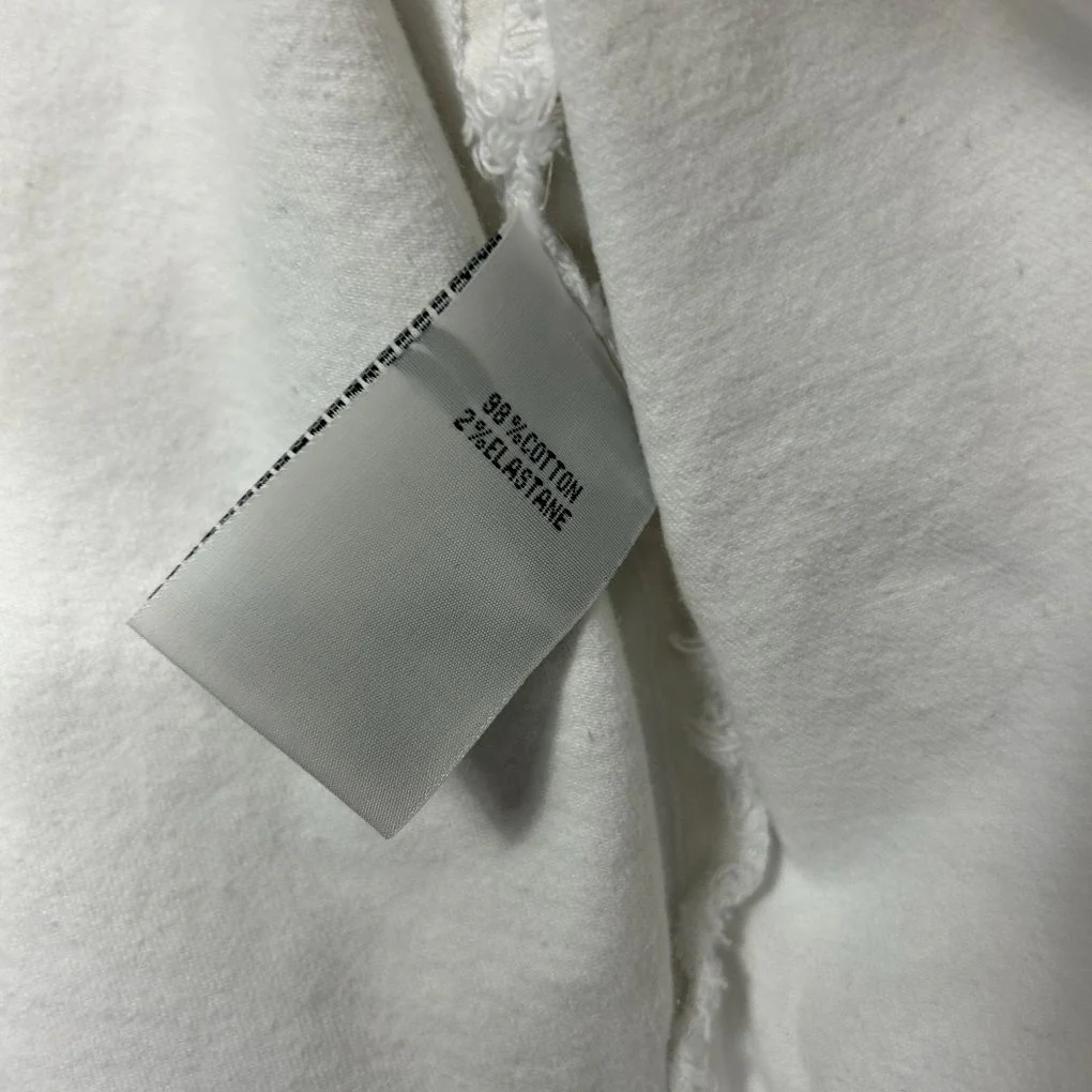Autograph White Cotton Cropped Denim Jacket - Size 22 - Image 4