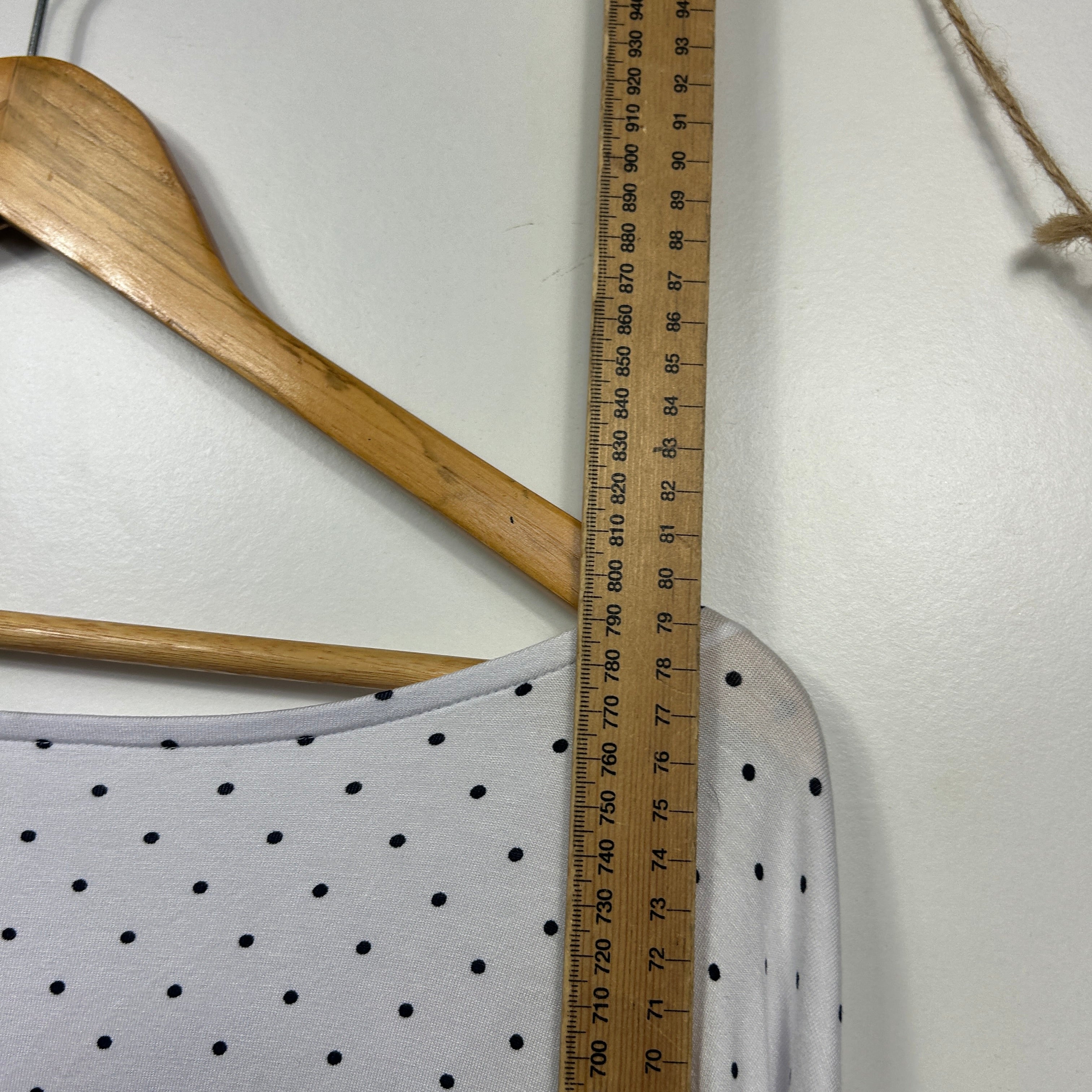 Autograph White Polka Dot Top - Size 24 - Image 6