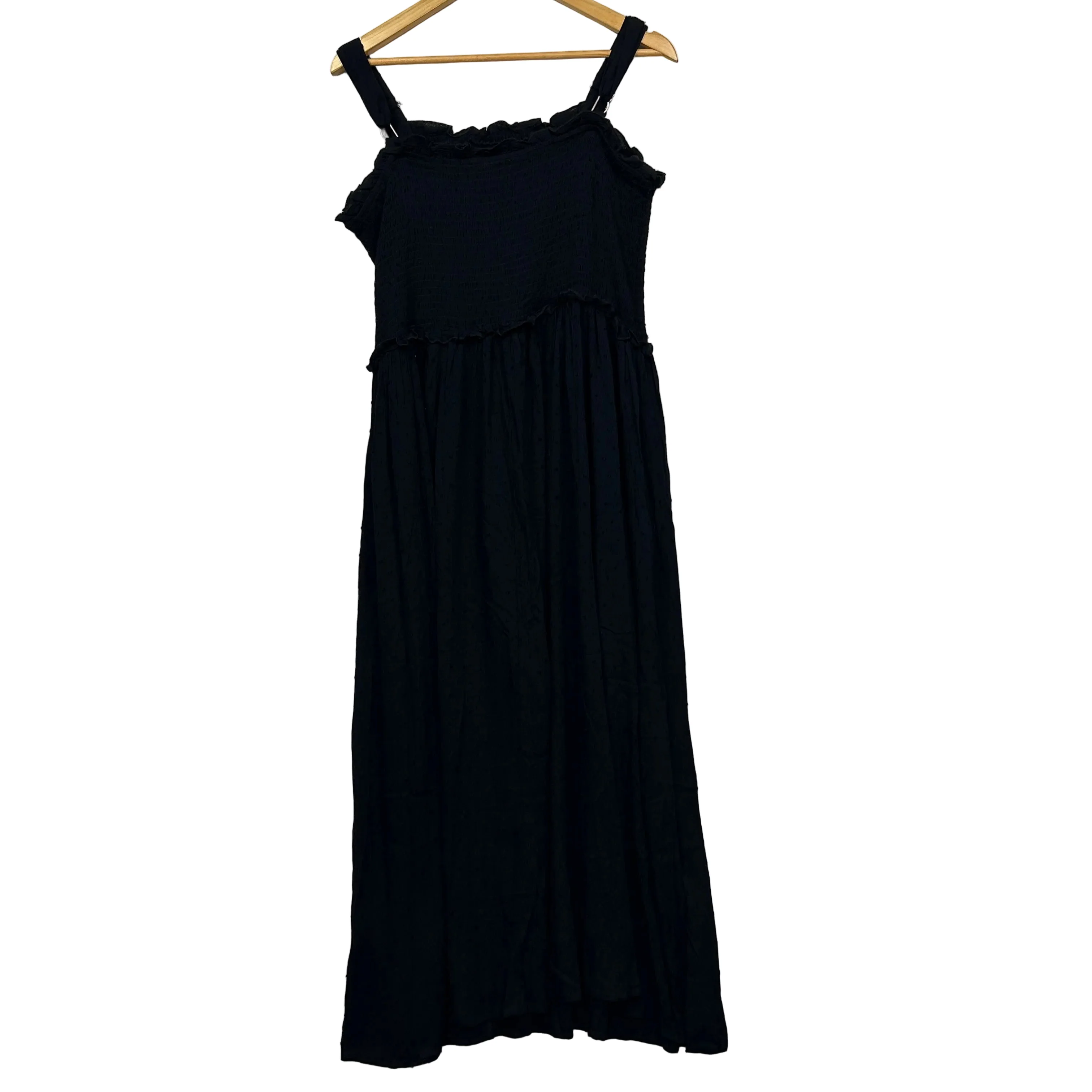 Beme Black Textured Maxi Dress - Size 20 - Image 2