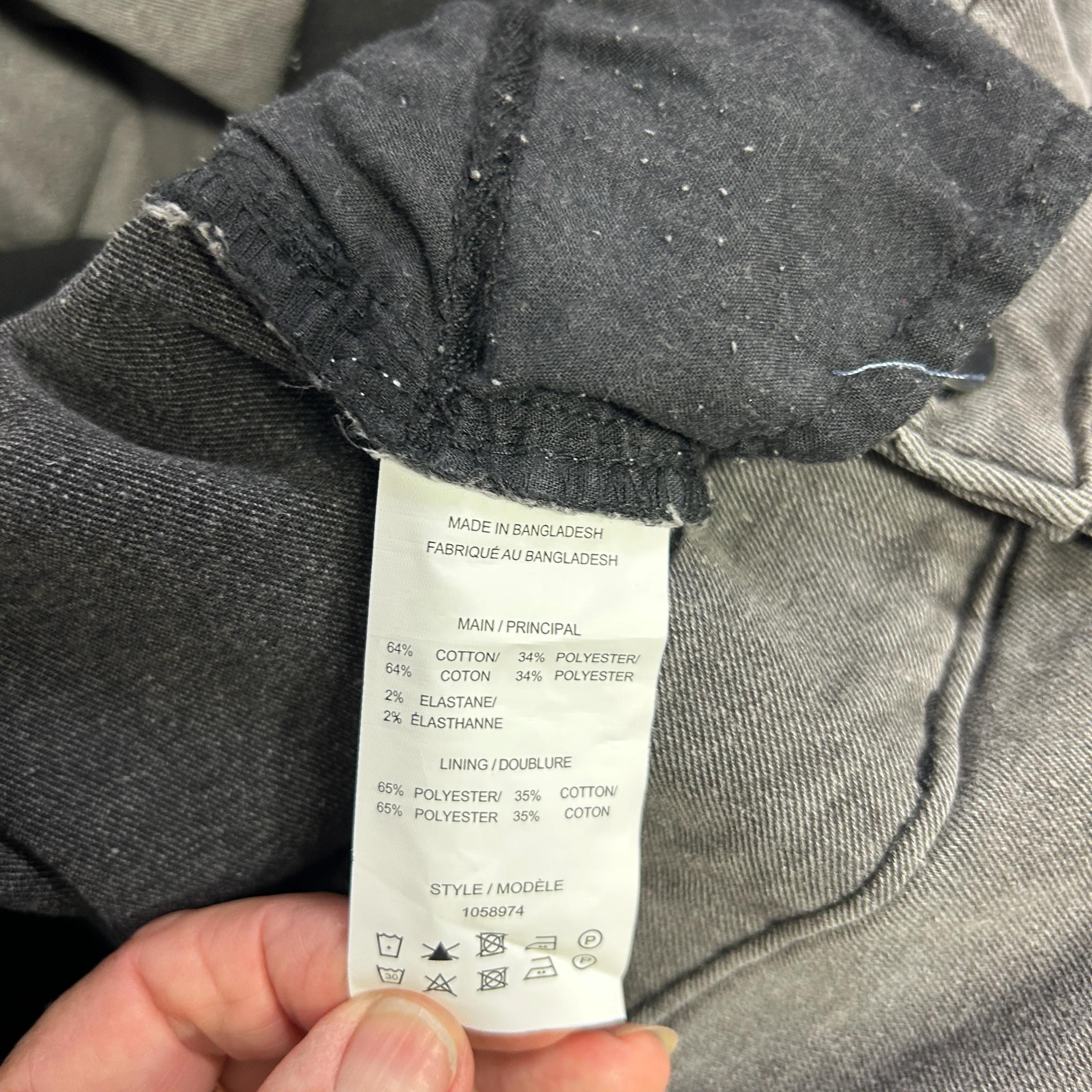 Beme Grey Skinny Regular Denim Jean - Size 24 - Image 4