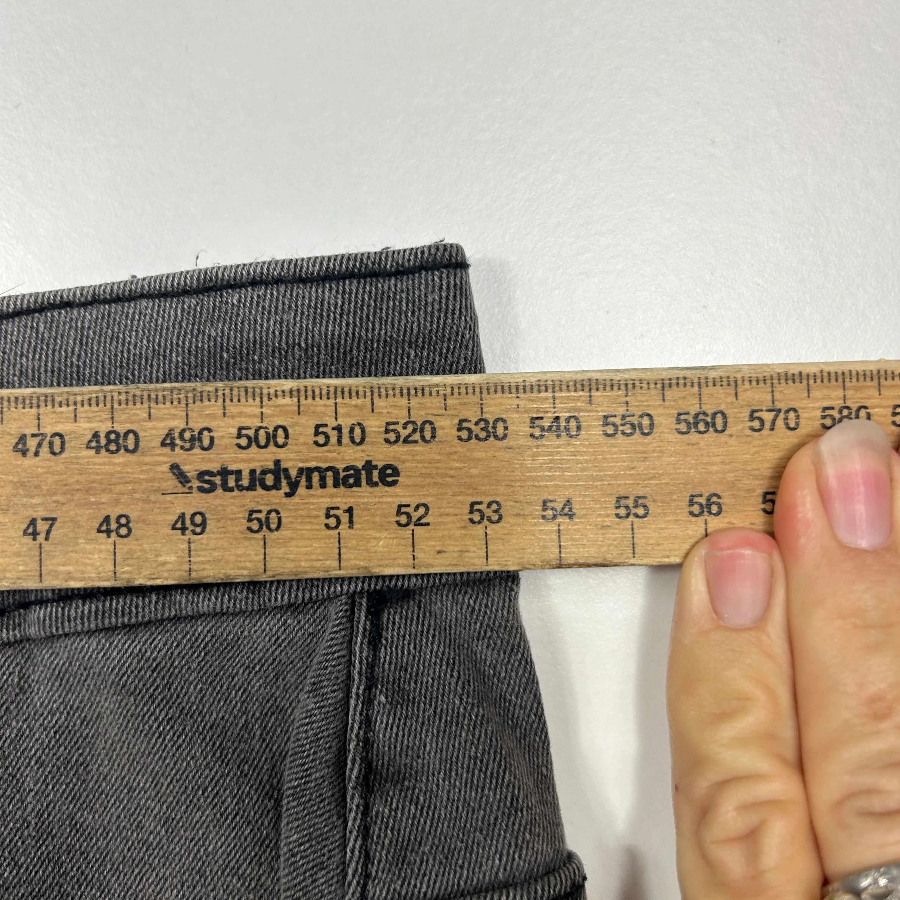 Beme Grey Skinny Regular Denim Jean - Size 24 - Image 7