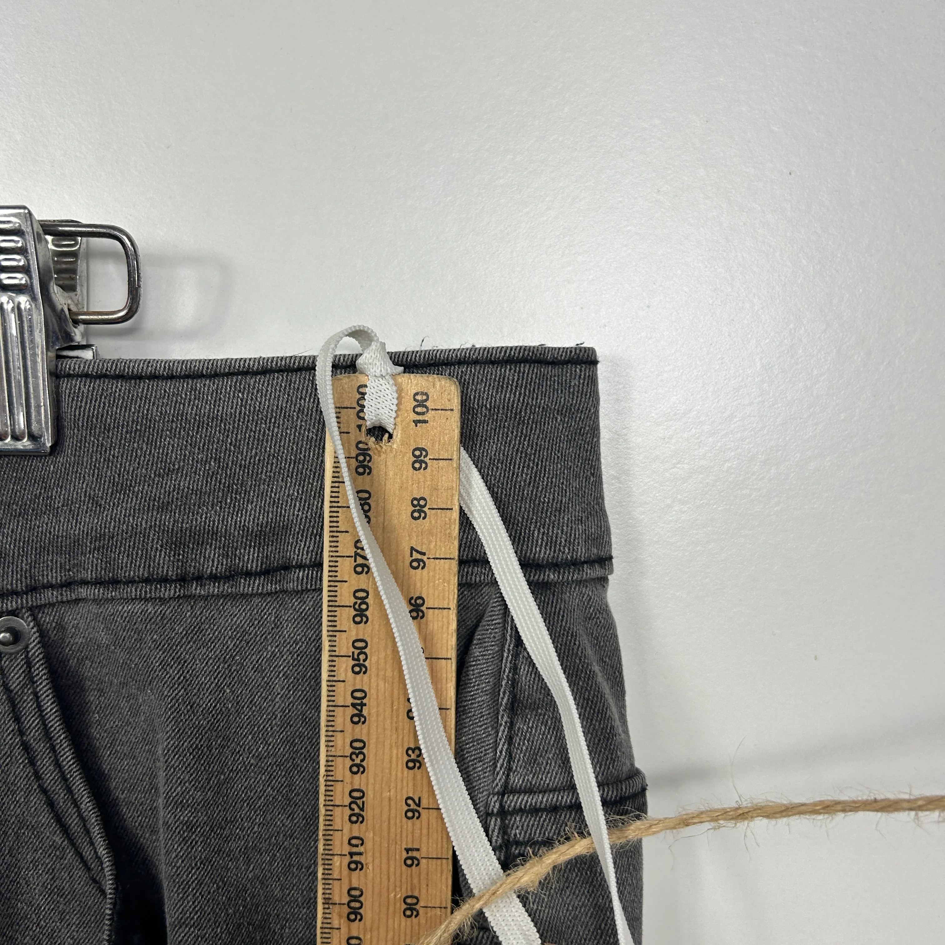 Beme Grey Skinny Regular Denim Jean - Size 24 - Image 8