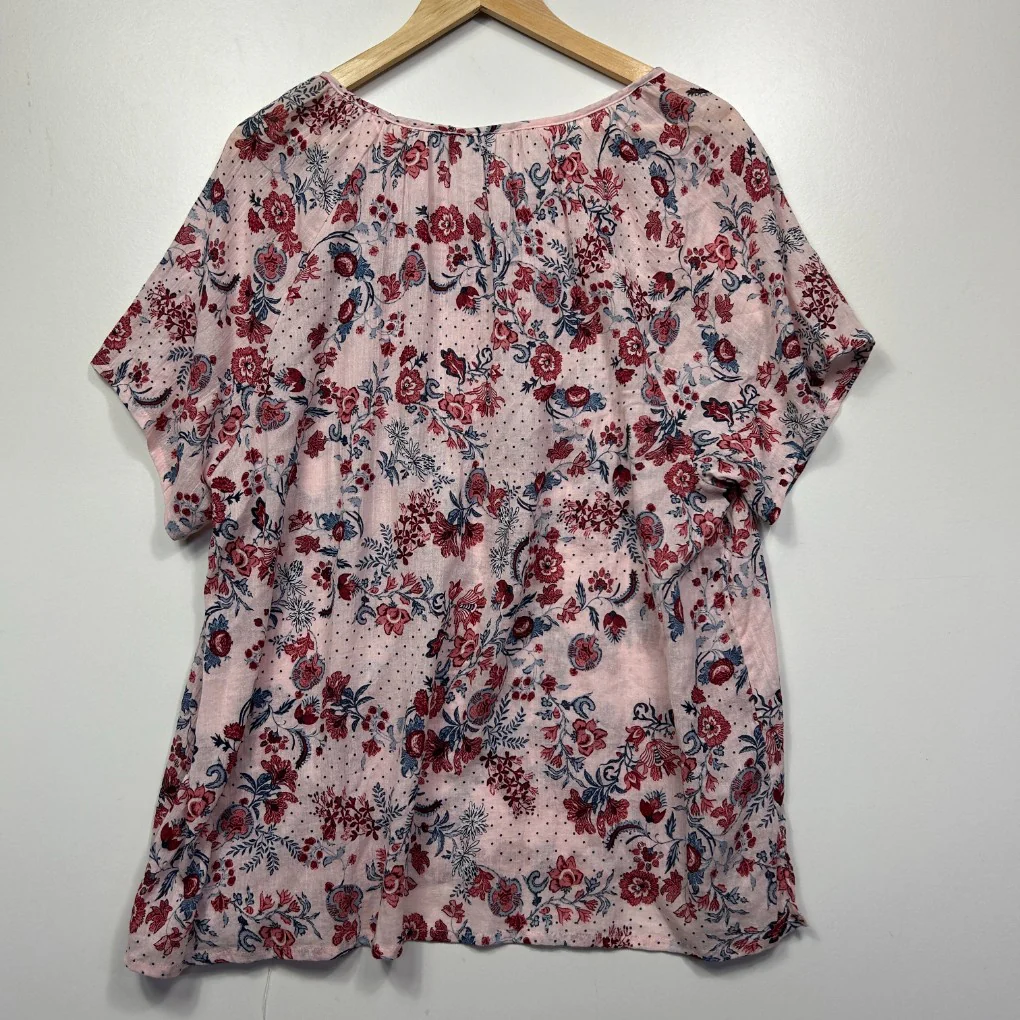 Beme Multicoloured Floral Top - Size 18 - Image 2