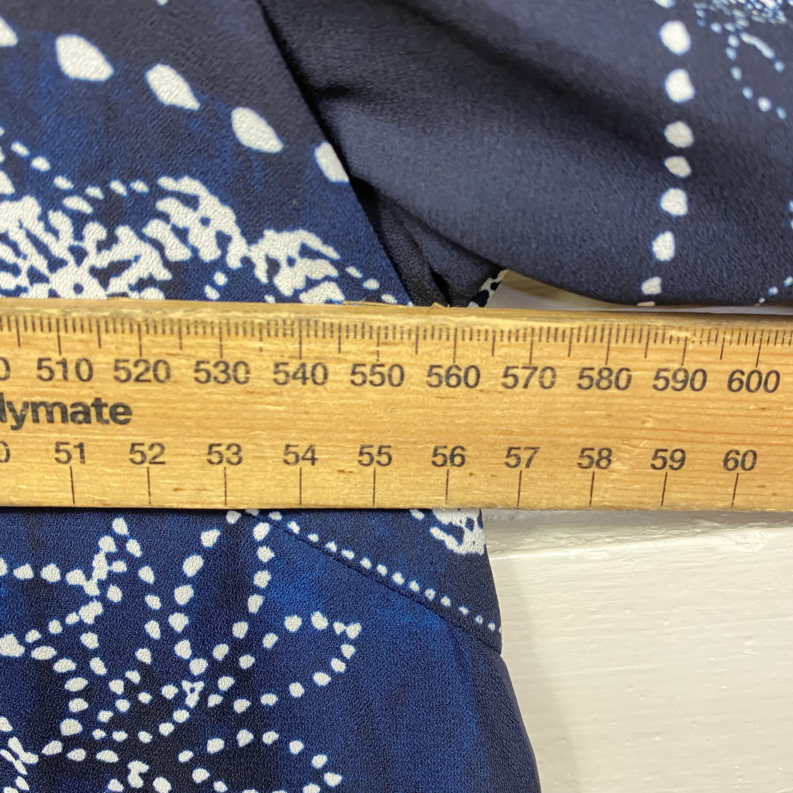 Beme Tunic Top Size 14 Navy Long Sleeve - Image 6
