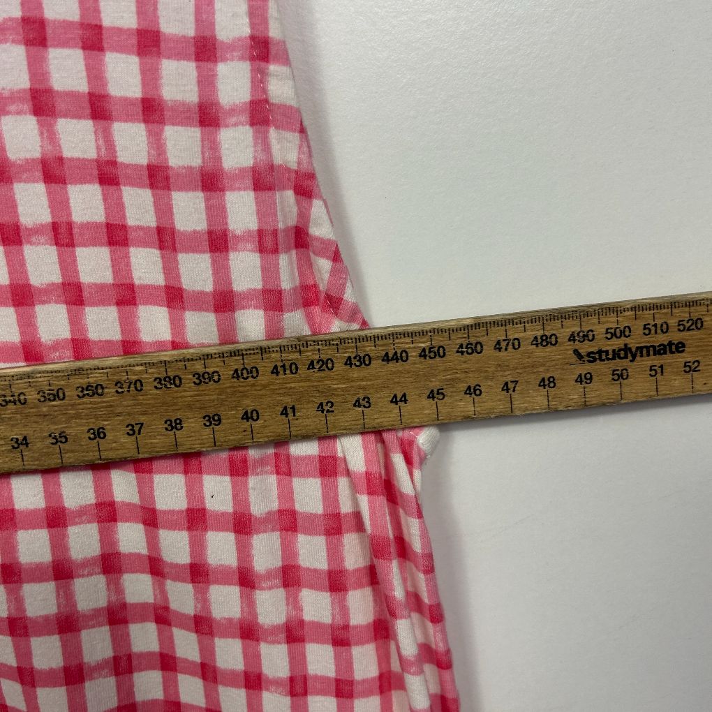 Betty Basics Pink Gingham Cotton Dress - Size 16 - Image 6