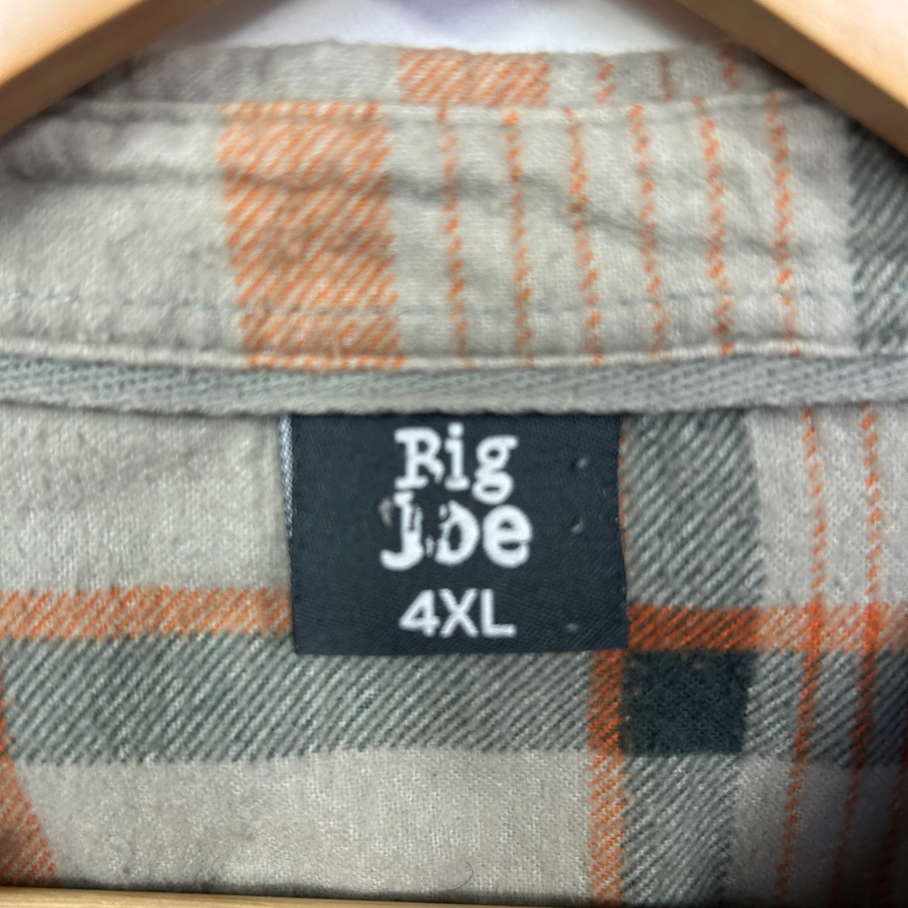 Big Joe Multicoloured Check Shirt - Size 4XL - Image 3