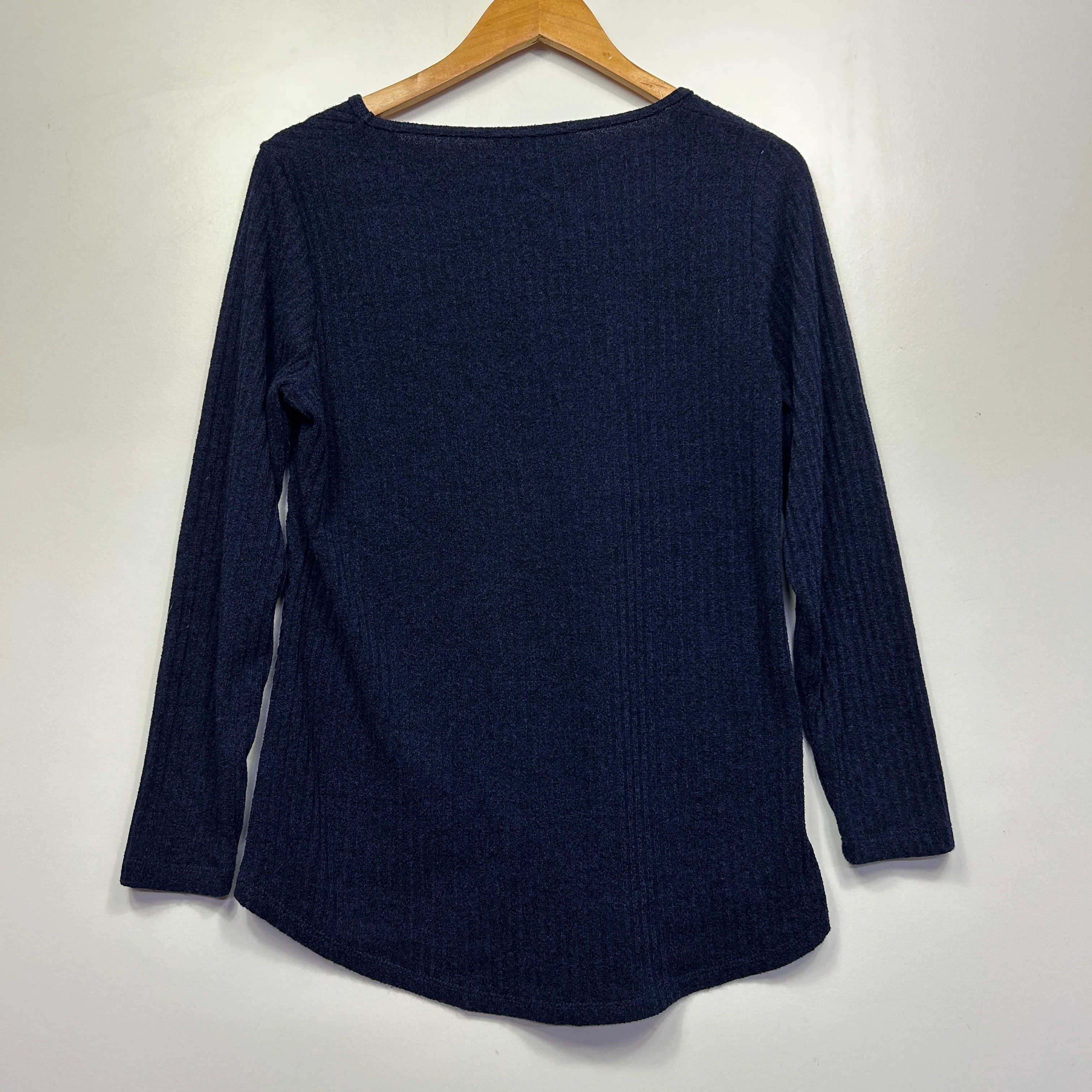 Bird by Design Asymmetric Hem Navy Top - Size 16 - Image 2