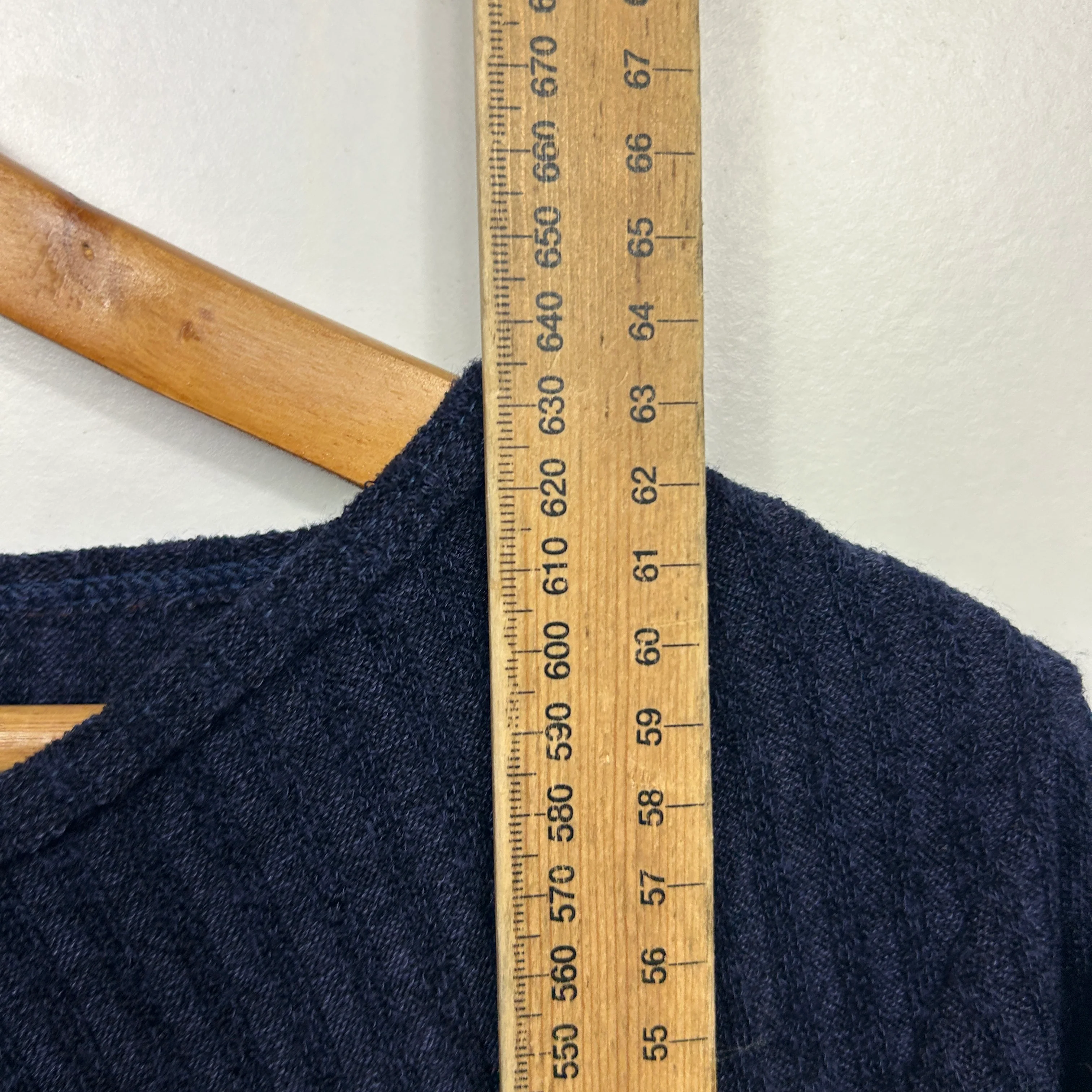 Bird by Design Asymmetric Hem Navy Top - Size 16 - Image 4