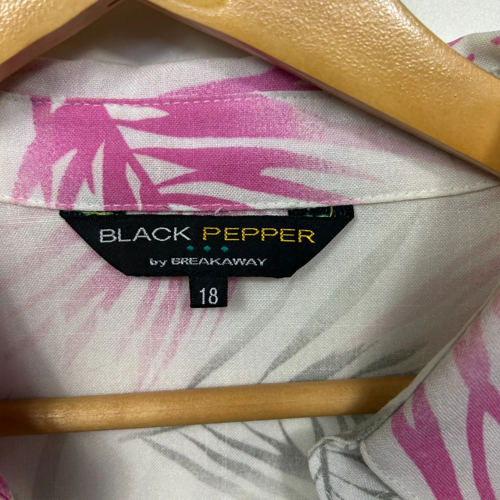 Black Pepper Multicoloured Shirt - Size 18 - Image 3