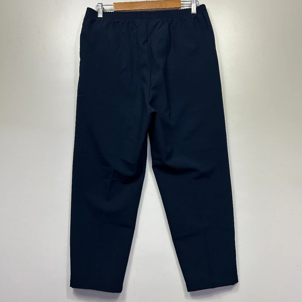 Black Pepper Navy Straight Leg Pants - Size 14 - Image 4