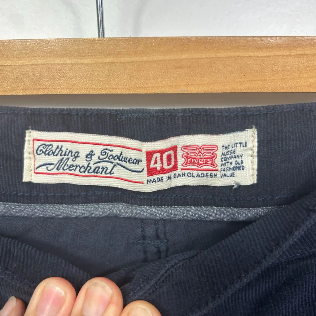 Rivers Black Trousers - Size 40 - Image 2