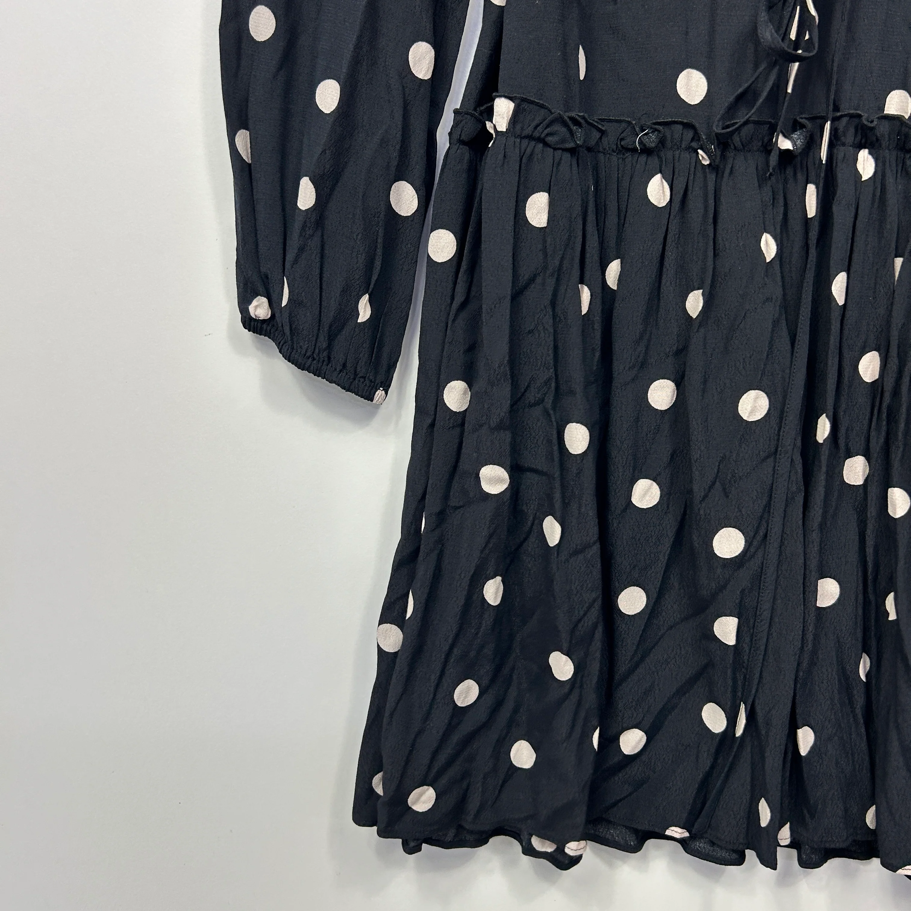 Sussan Black White Polka Dot Dress - Size 14 - Image 3