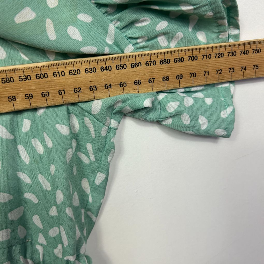Blue Vanilla Curve Green Spot Print Dress - Size 20 - Image 6